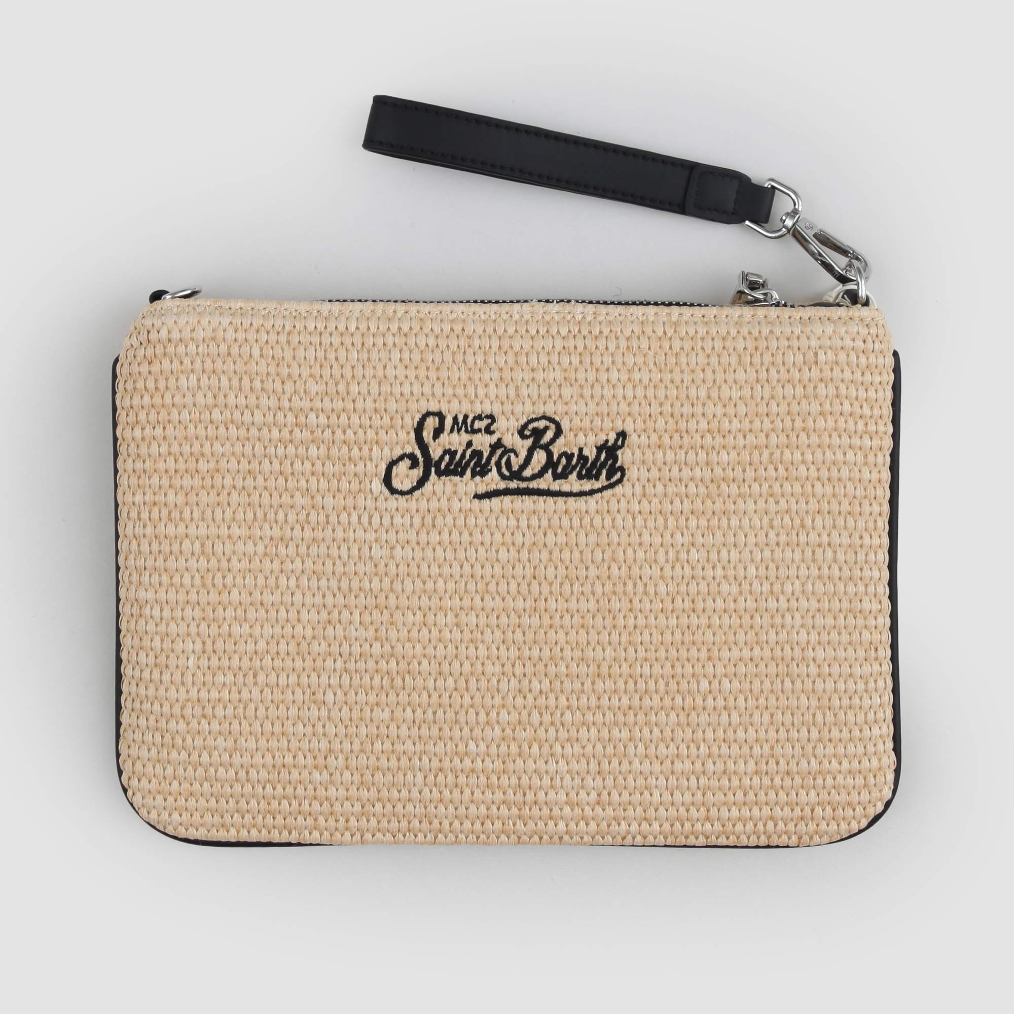 Pouch Parisienne In Paglia Firmata MC2 SAINT BARTH - annameglio.com abbigliamento moda