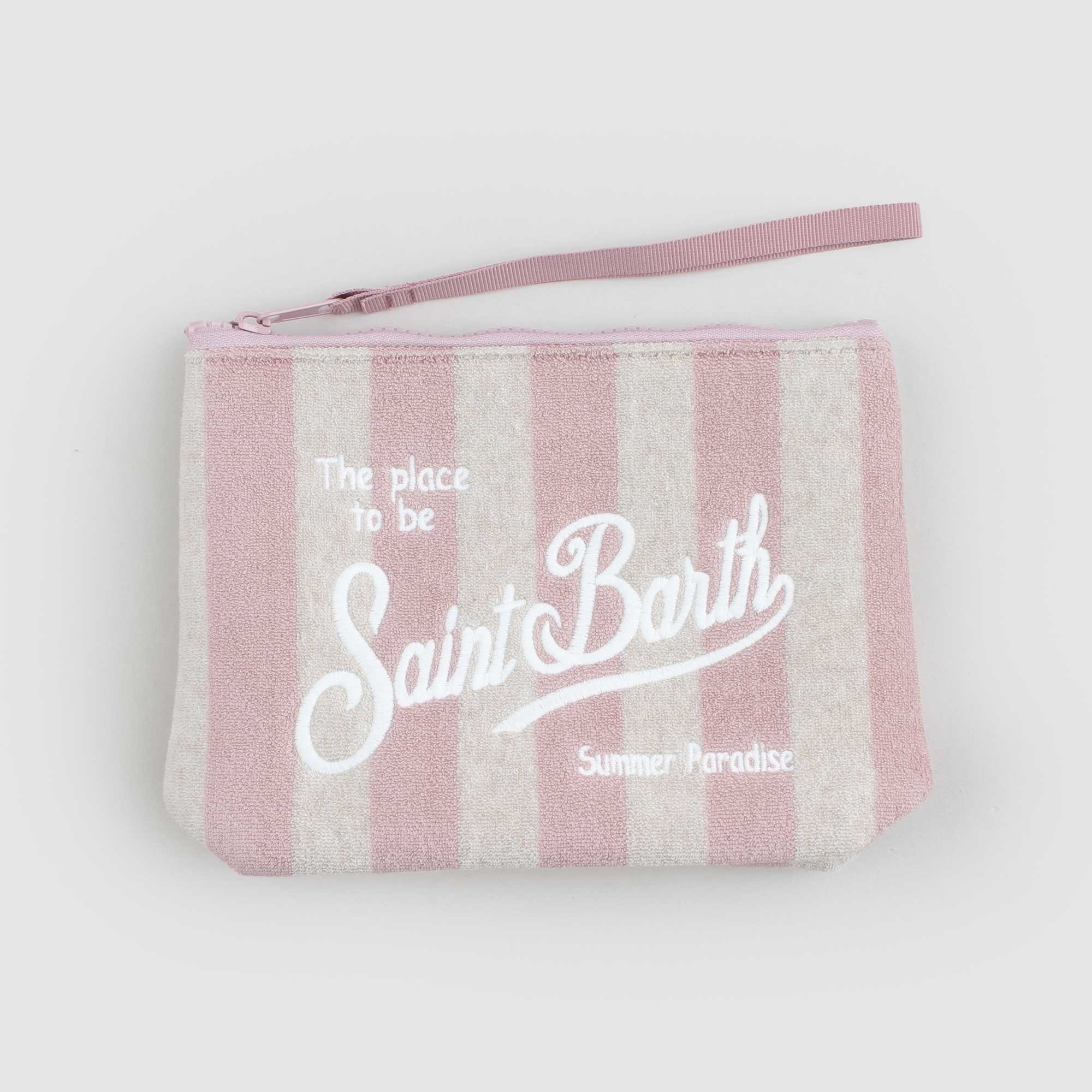Pochette A Righe Rosa Firmata MC2 SAINT BARTH - annameglio.com abbigliamento moda