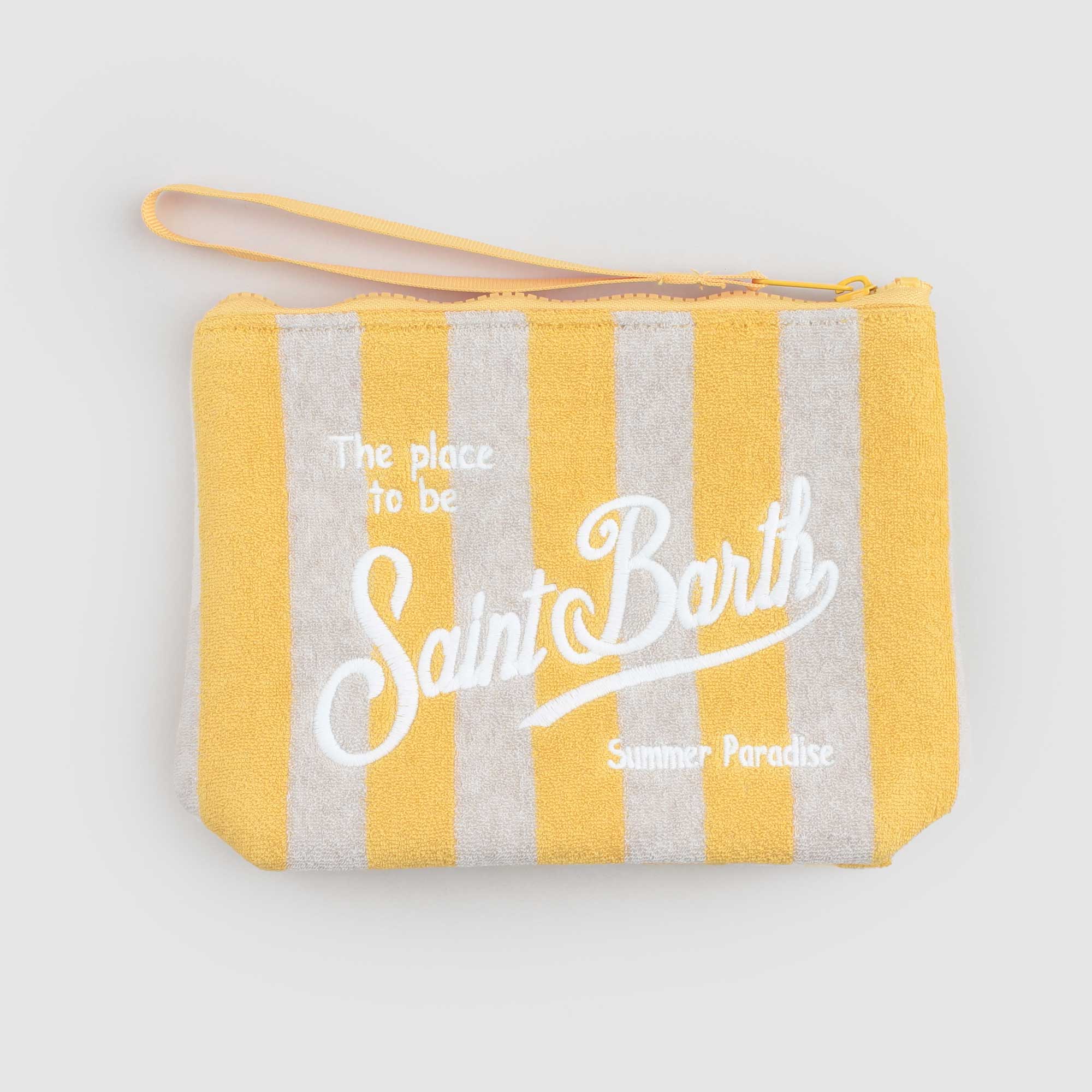 Pochette A Righe Gialle Firmata MC2 SAINT BARTH - annameglio.com abbigliamento moda