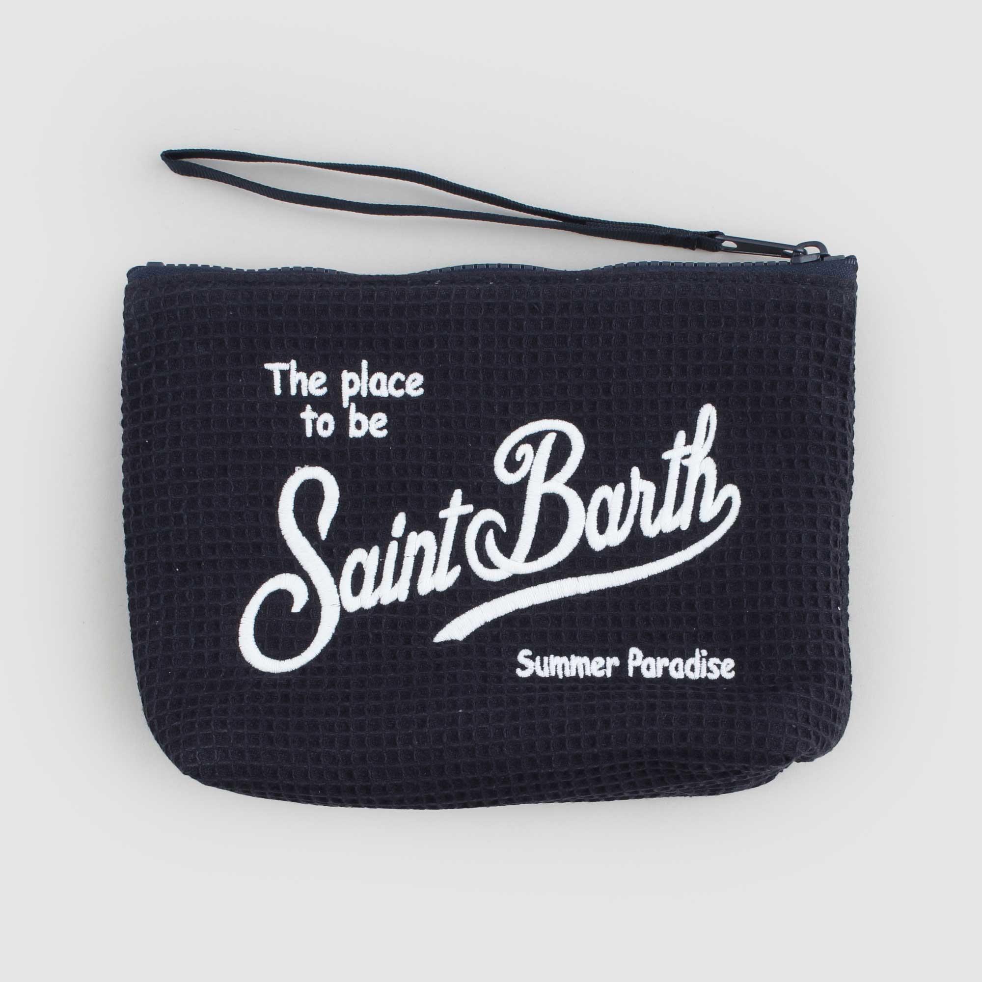 Pochette Tinta Unita Blu Firmata MC2 SAINT BARTH - annameglio.com abbigliamento moda