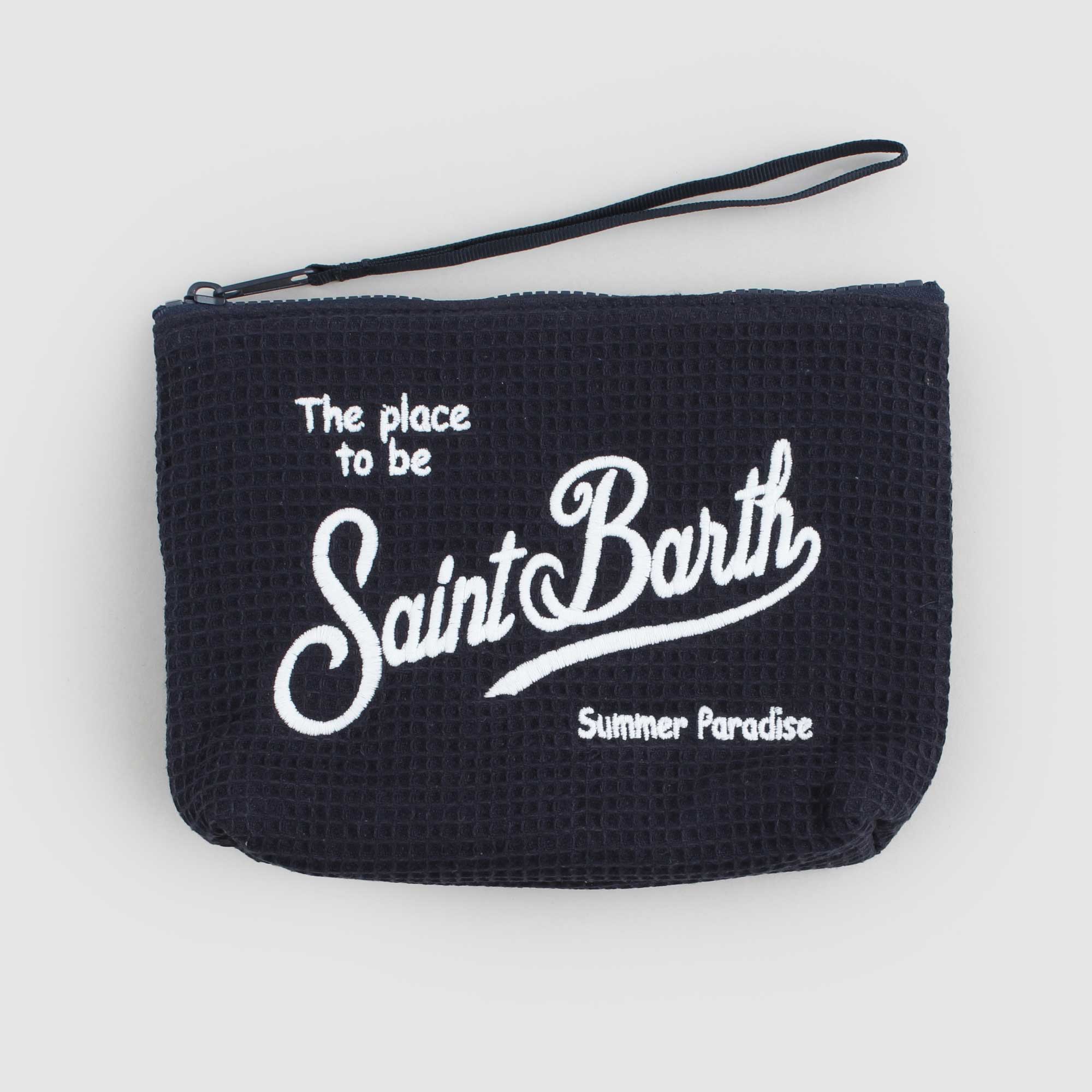 Pochette Tinta Unita Blu Firmata MC2 SAINT BARTH - annameglio.com abbigliamento moda