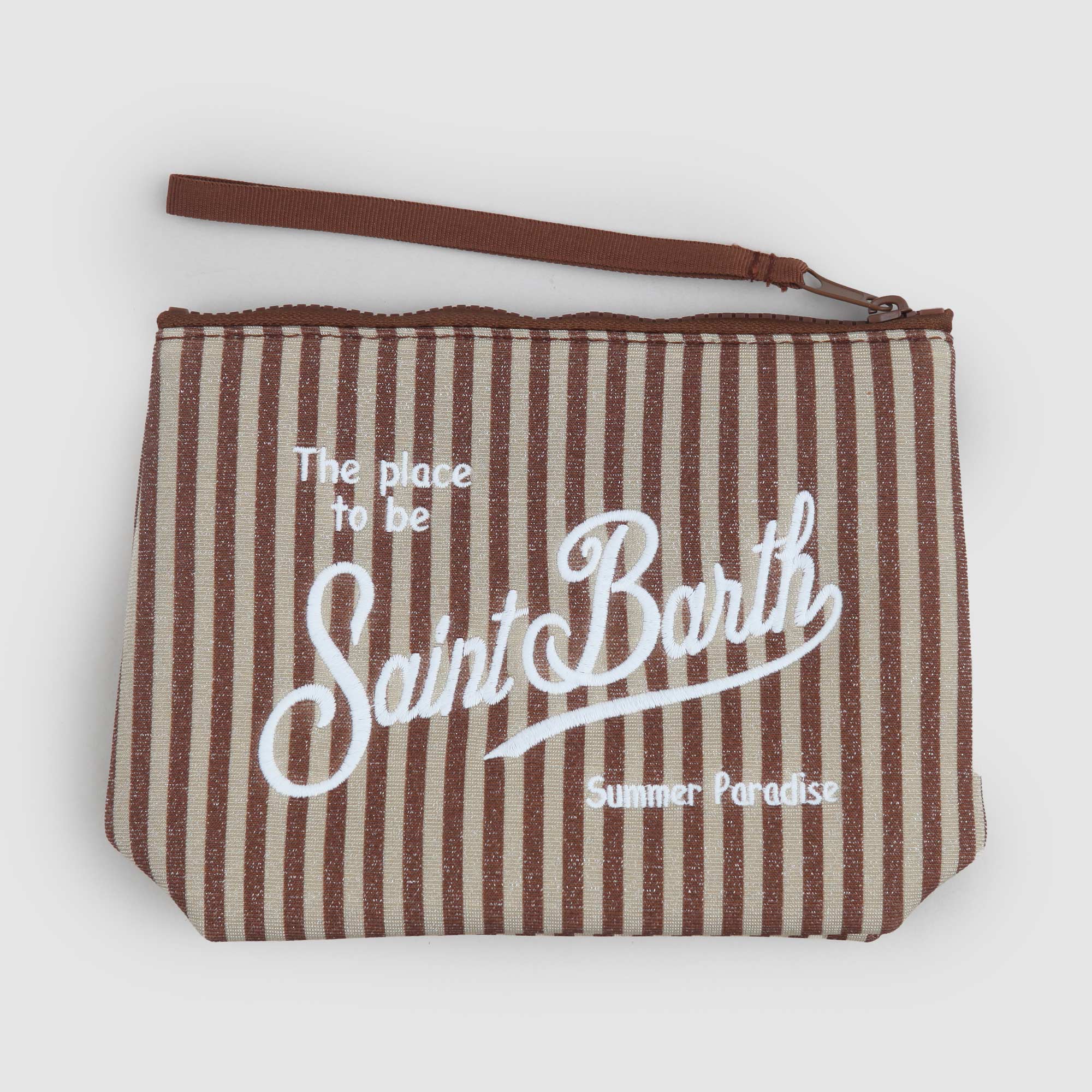 Pochette Aline Lurex Firmata MC2 SAINT BARTH - annameglio.com abbigliamento moda