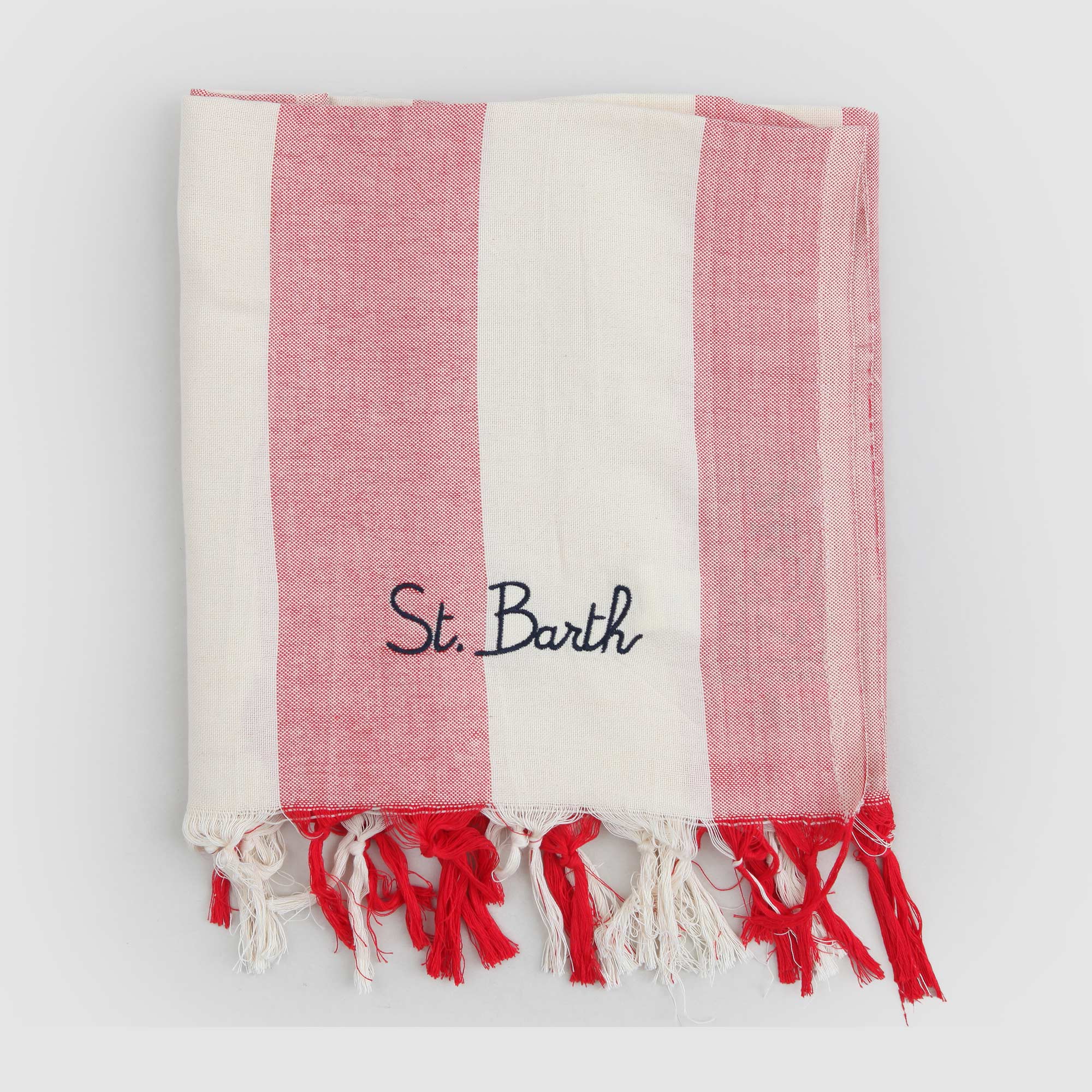 Telo Mare Rigato Firmato MC2 SAINT BARTH - annameglio.com abbigliamento moda