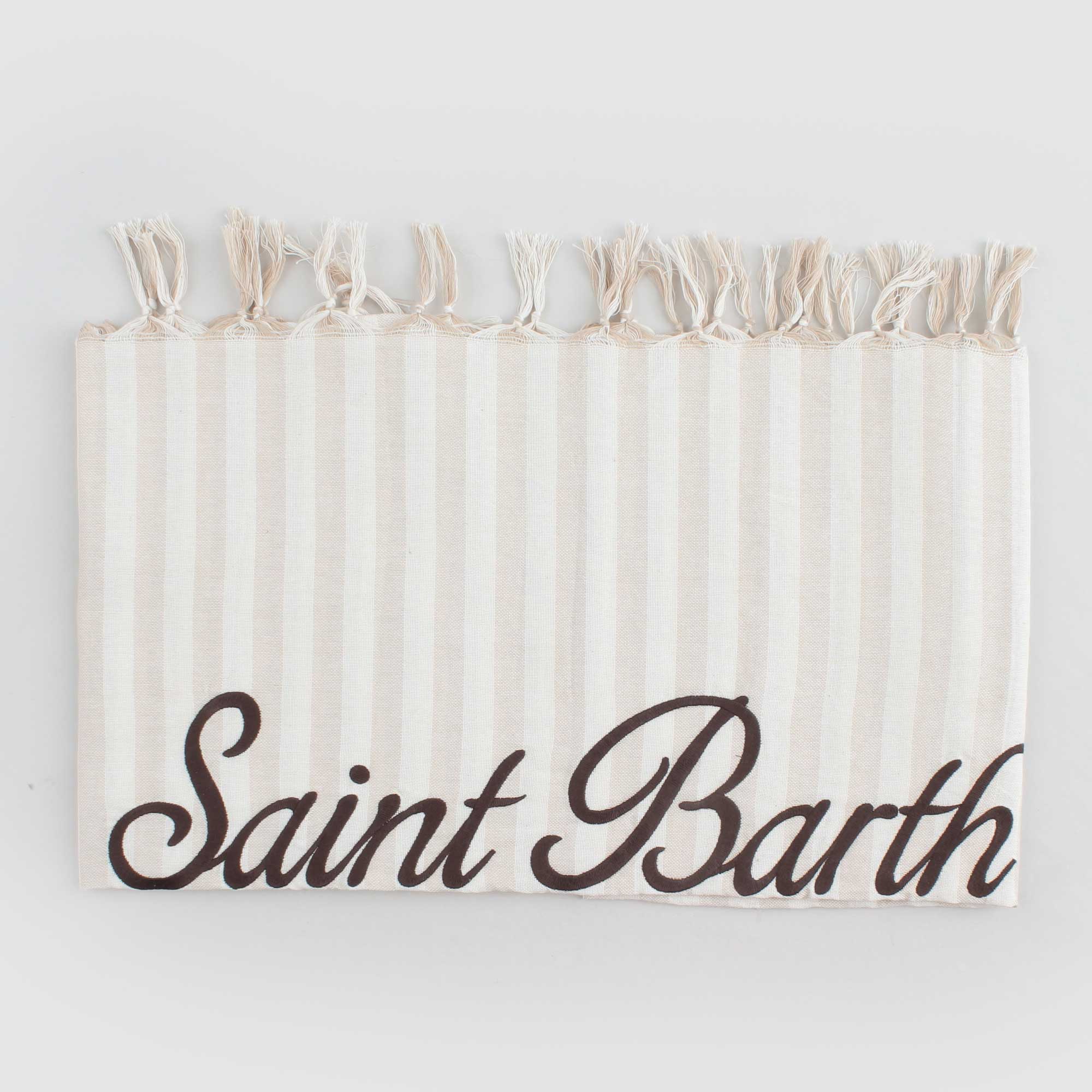 Telo Beige E Nocciola Firmata MC2 SAINT BARTH - annameglio.com abbigliamento moda