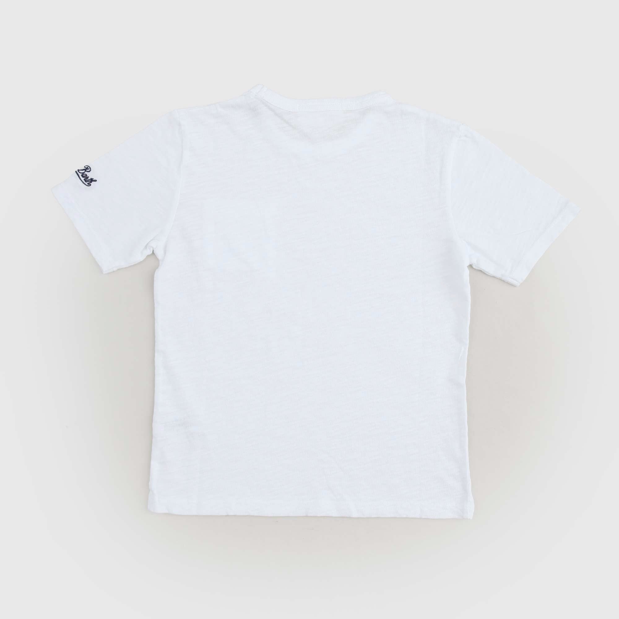 T-shirt Bianca Logo Firmata MC2 SAINT BARTH - annameglio.com abbigliamento moda