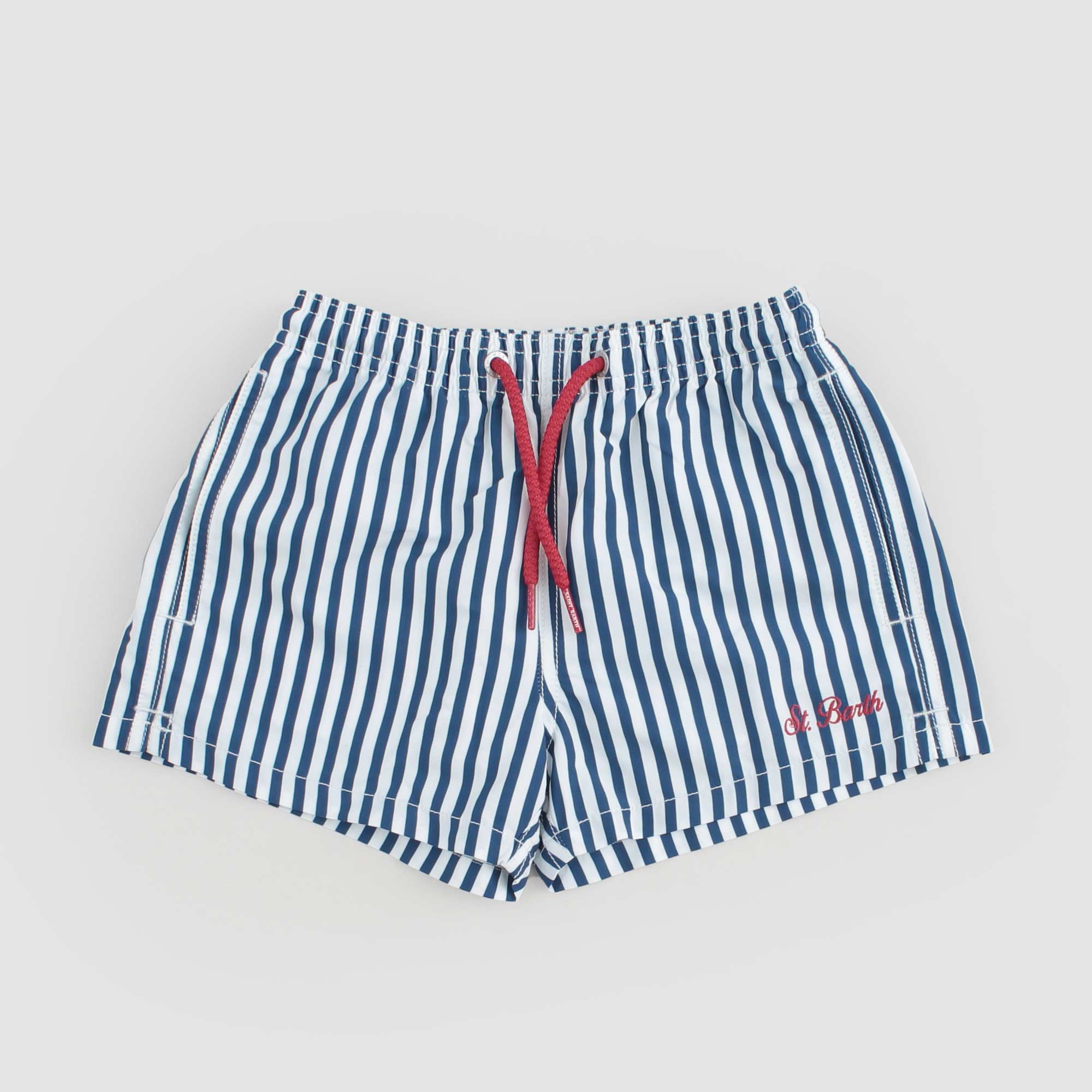 Costume Bianco E Azzurro Firmato MC2 SAINT BARTH - annameglio.com abbigliamento moda