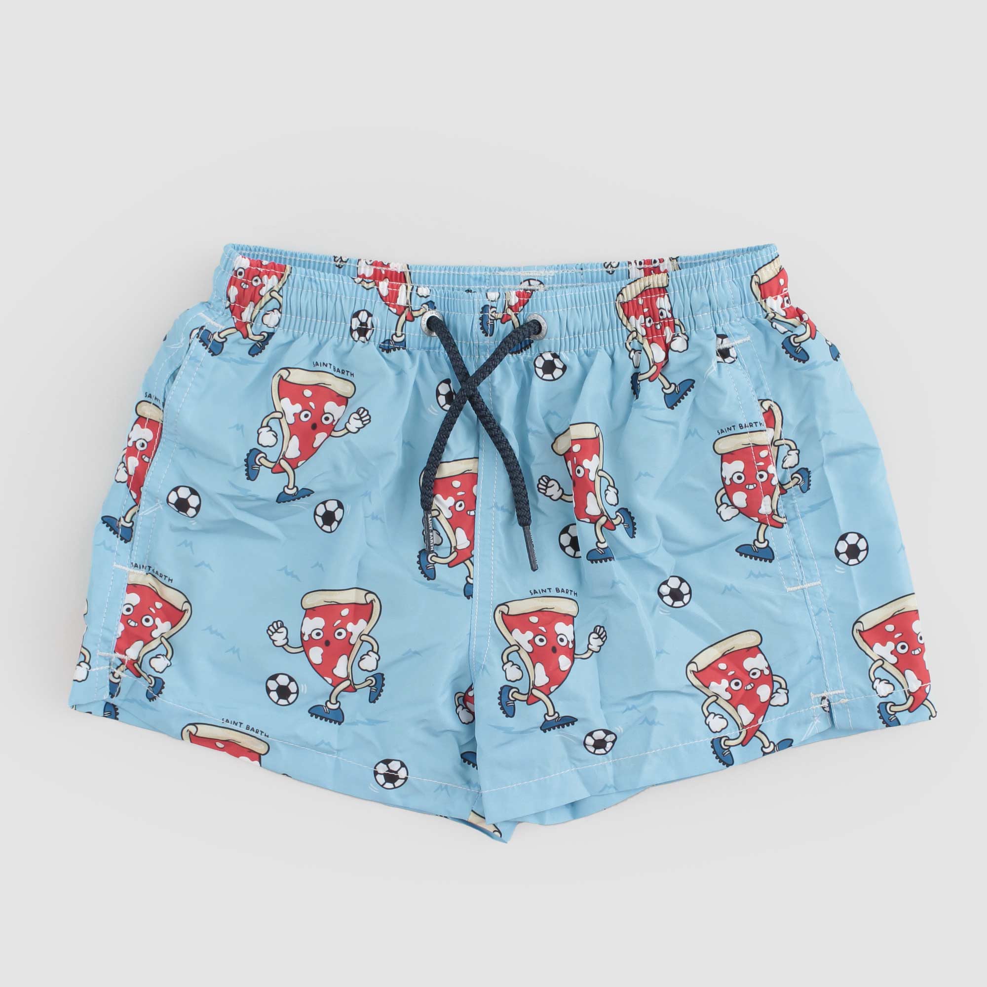 Costume Celeste Con Stampe Firmato MC2 SAINT BARTH - annameglio.com abbigliamento moda