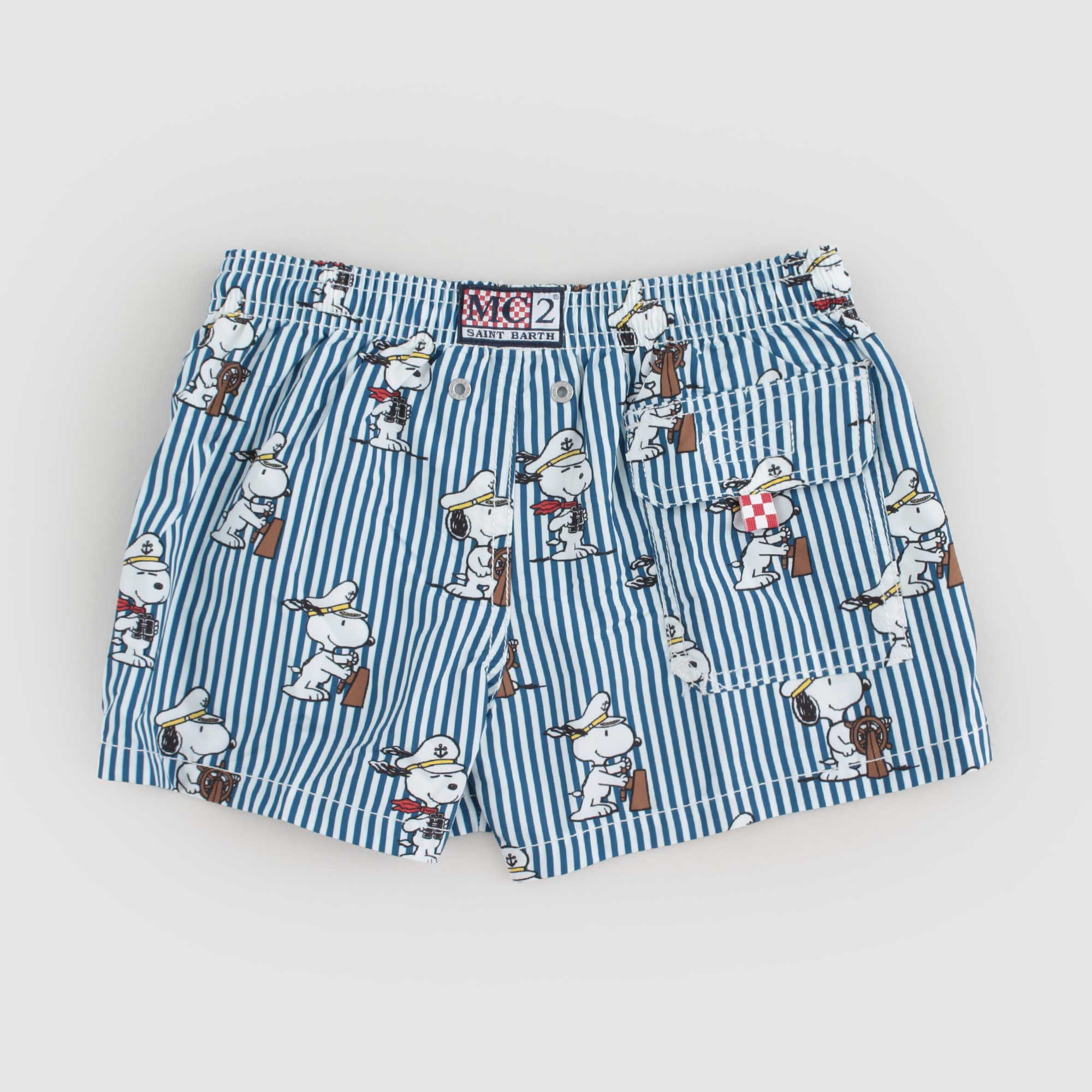 Costume Bianco E Celeste Firmato MC2 SAINT BARTH - annameglio.com abbigliamento moda