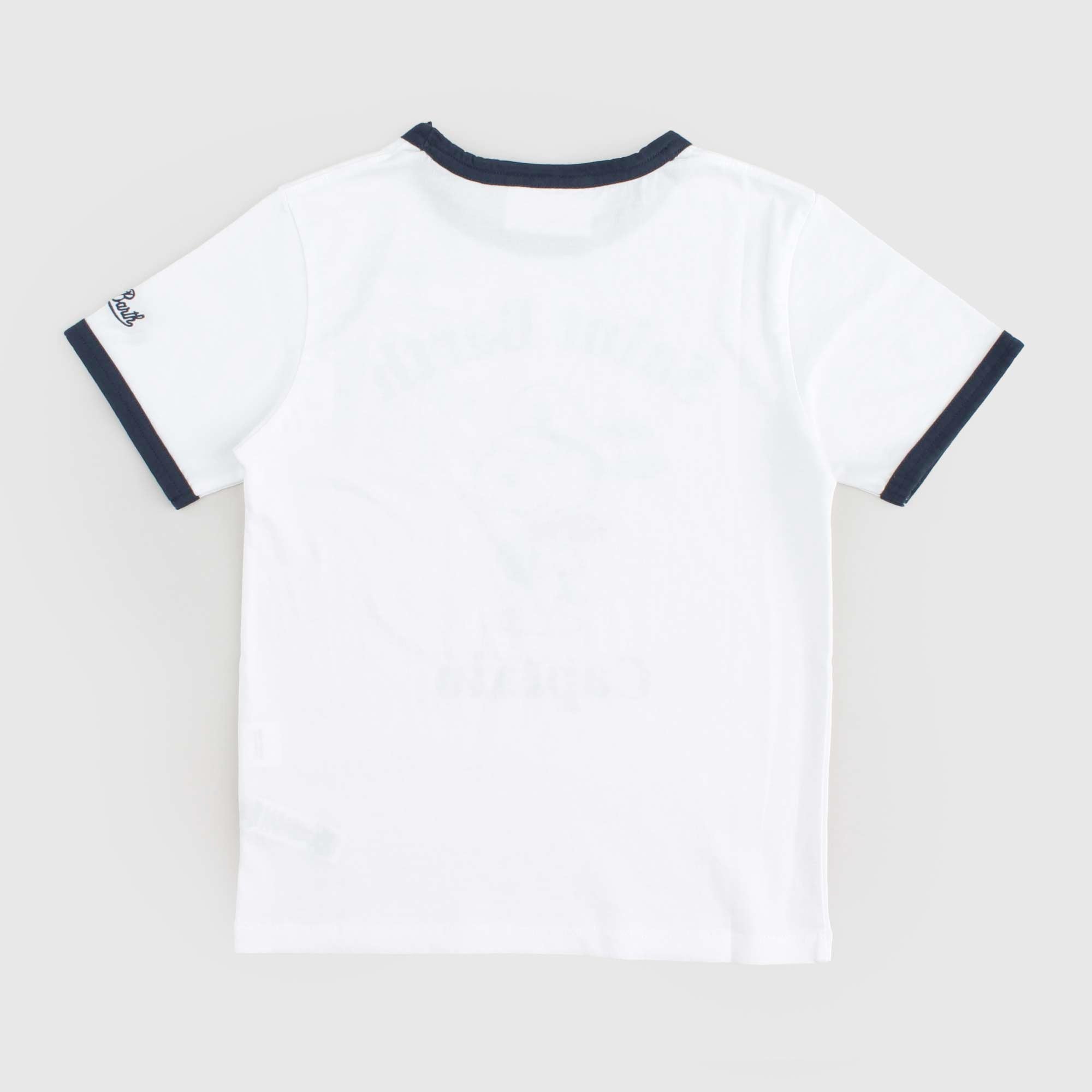 T-shirt Con Dettagli Blu Firmata MC2 SAINT BARTH - annameglio.com abbigliamento moda