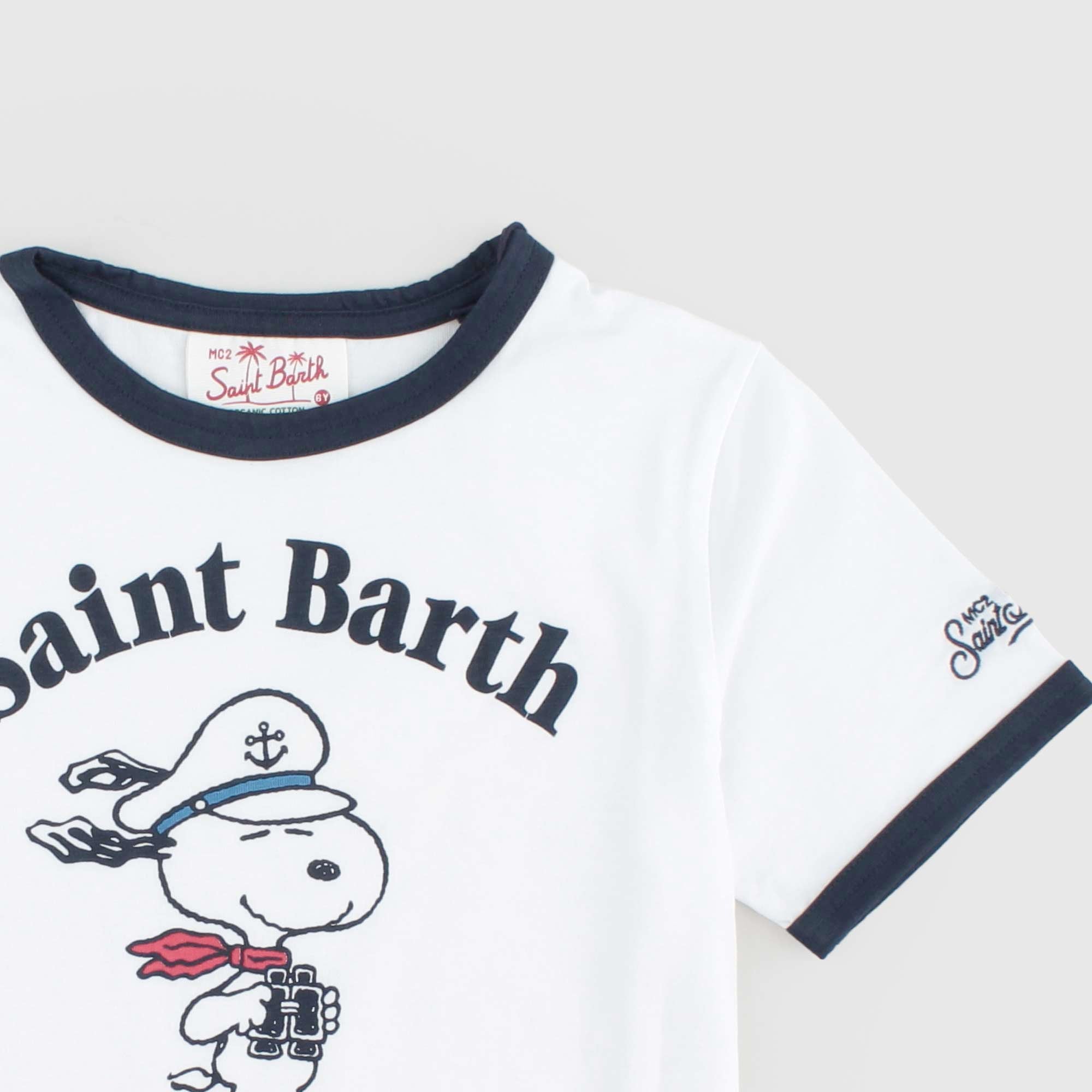 T-shirt Con Dettagli Blu Firmata MC2 SAINT BARTH - annameglio.com abbigliamento moda