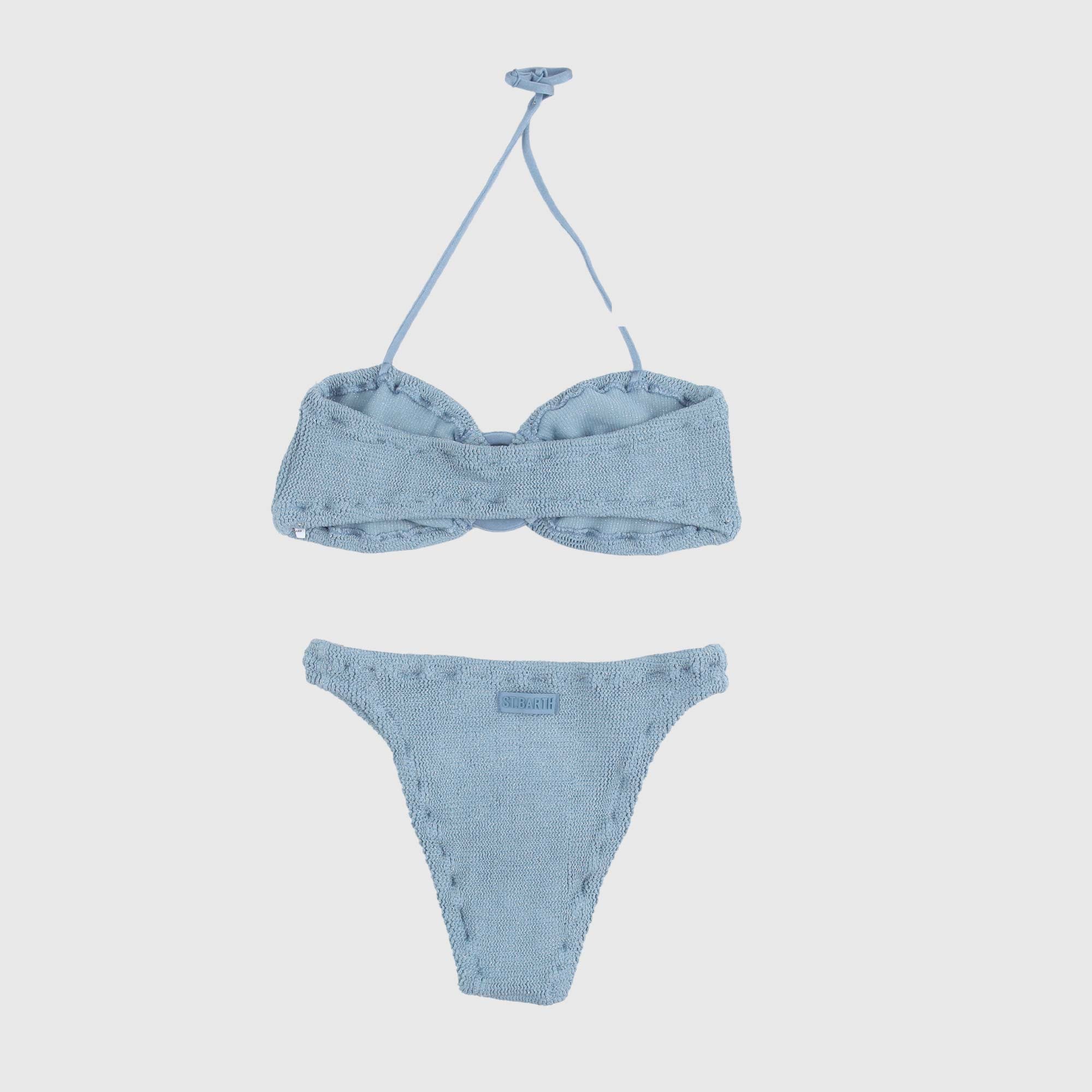 Costume Due Pezzi Blu Firmato MC2 SAINT BARTH - annameglio.com abbigliamento moda