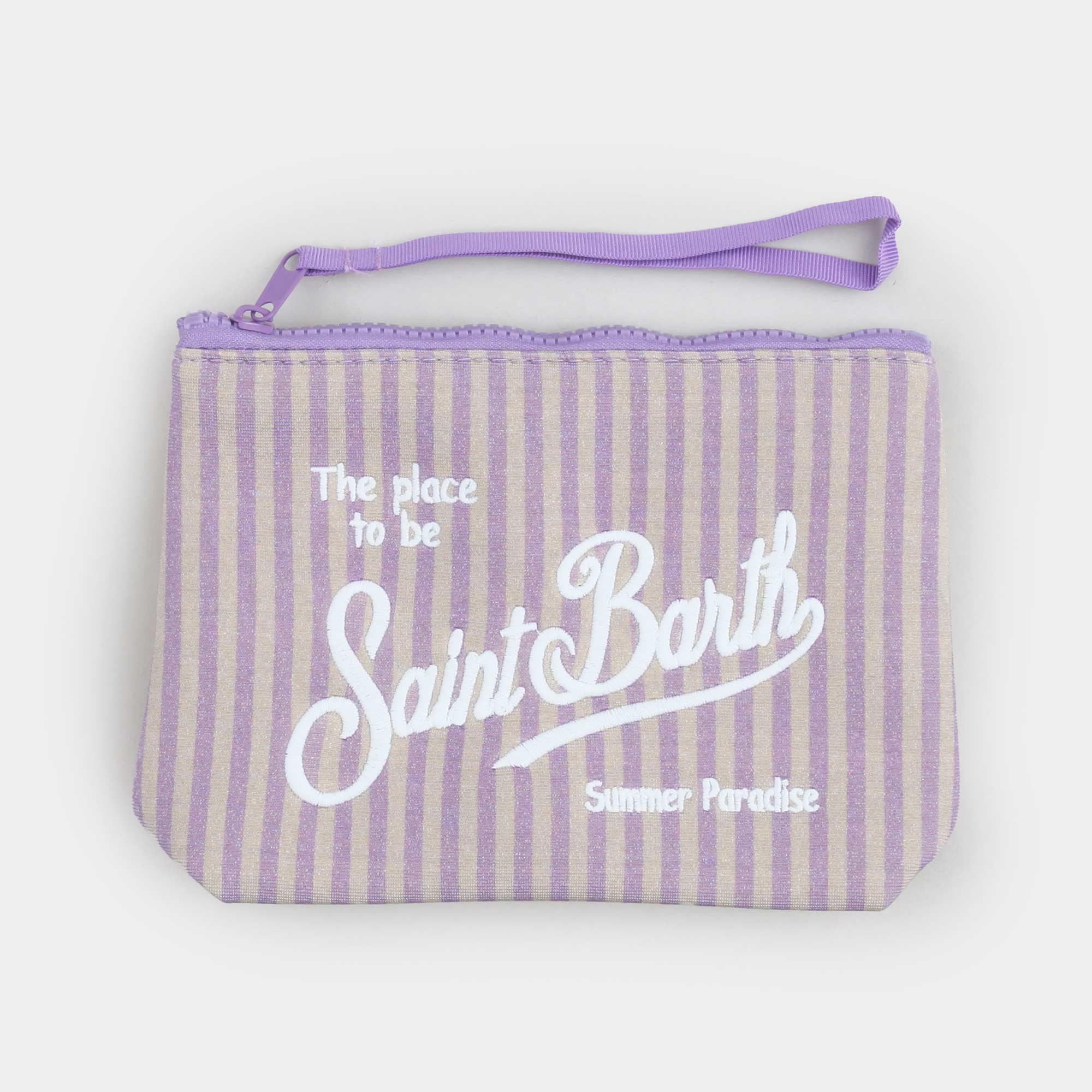 Pochette Aline In Lurex Firmata MC2 SAINT BARTH - annameglio.com abbigliamento moda