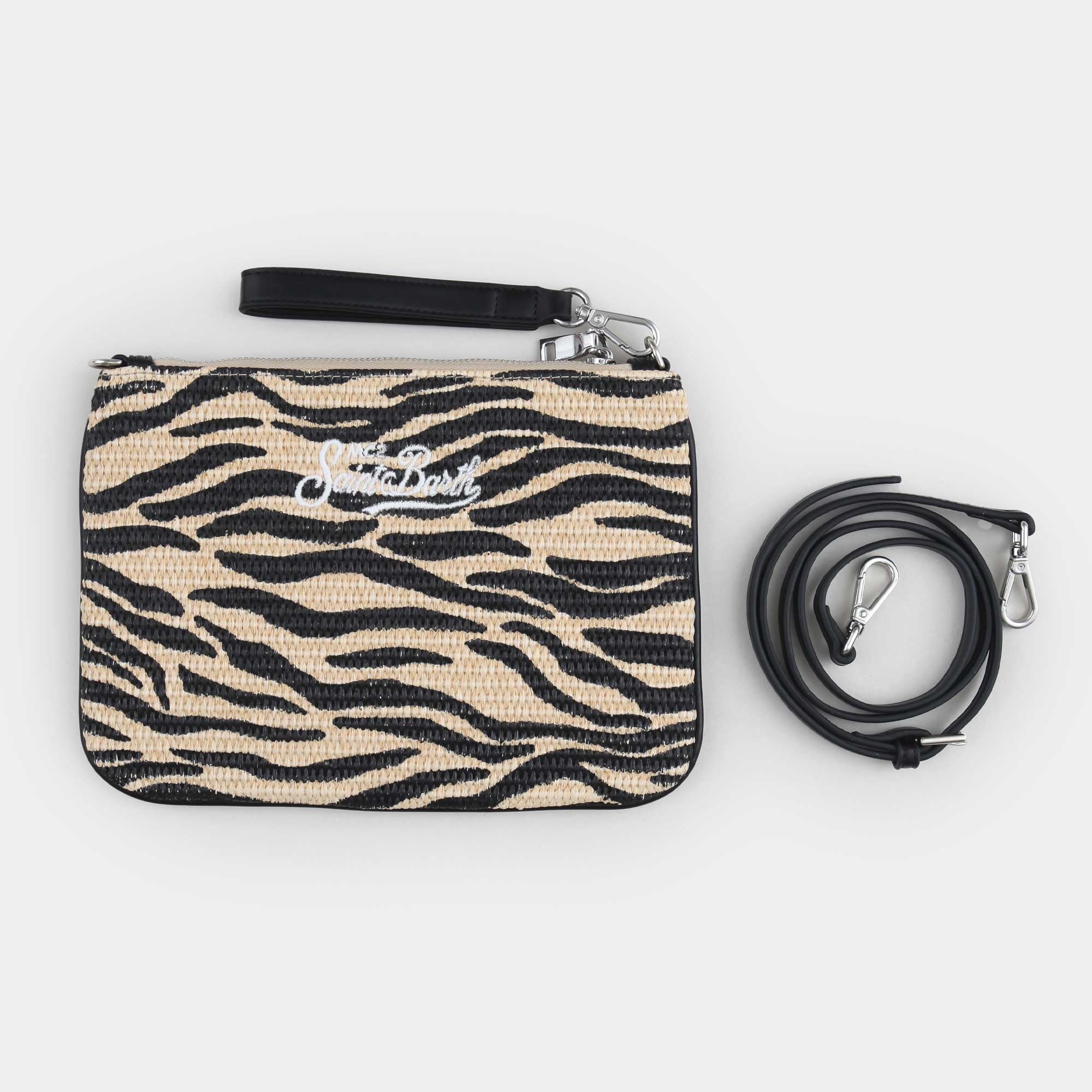 Pochette Parisenne Zebrata Firmata MC2 SAINT BARTH - annameglio.com abbigliamento moda