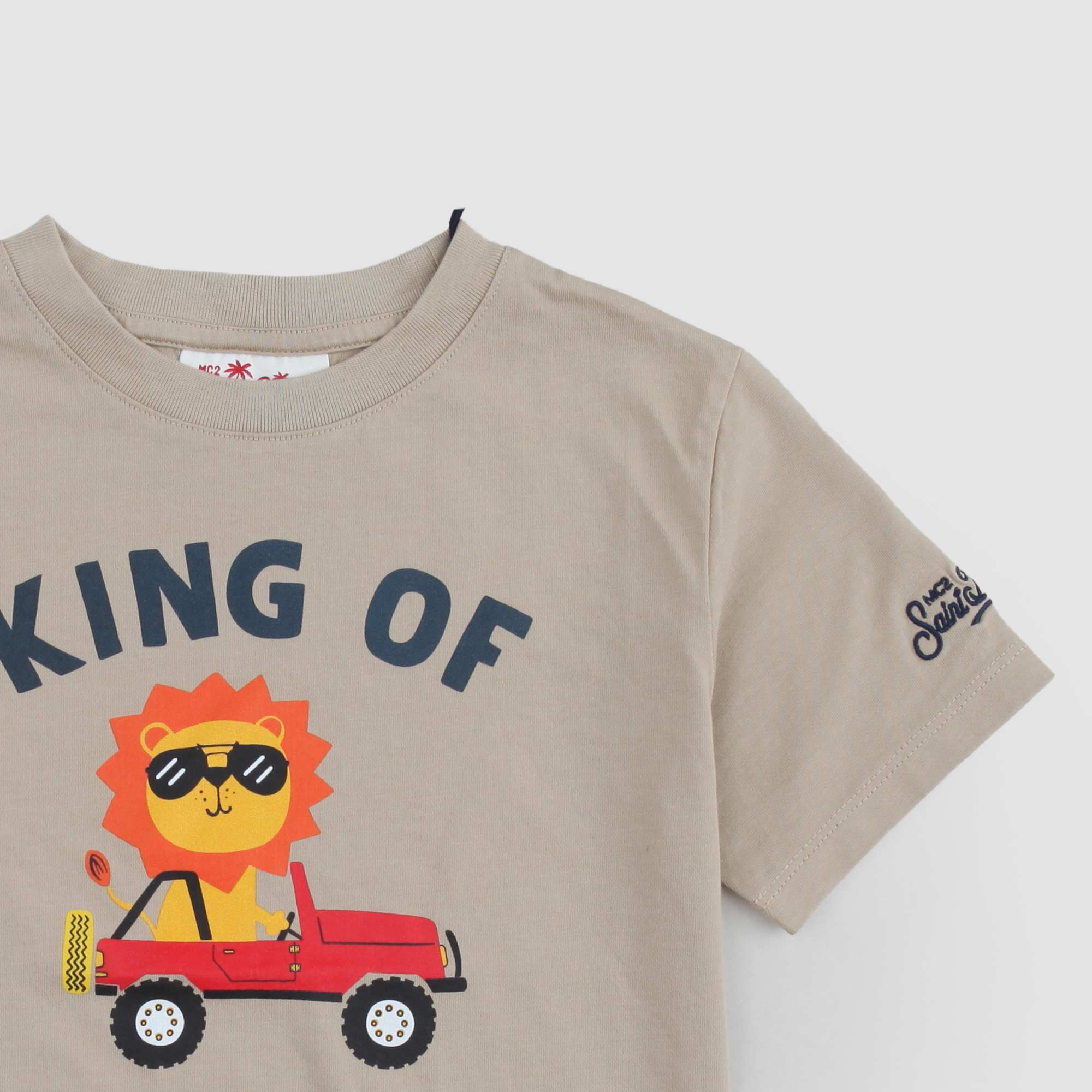 T-shirt Nocciola Firmata MC2 SAINT BARTH - annameglio.com abbigliamento moda