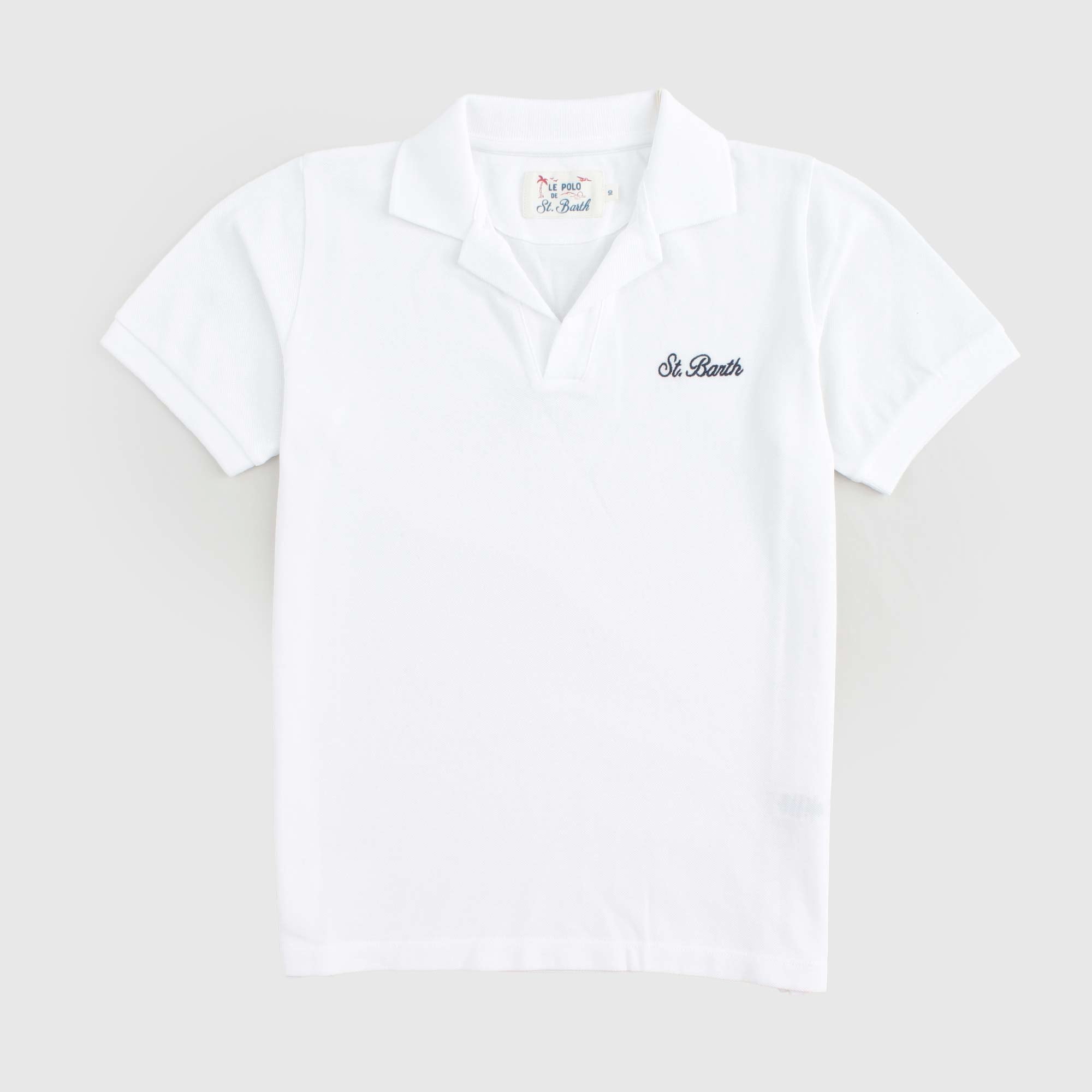 Polo Bianca Firmata MC2 SAINT BARTH - annameglio.com abbigliamento moda