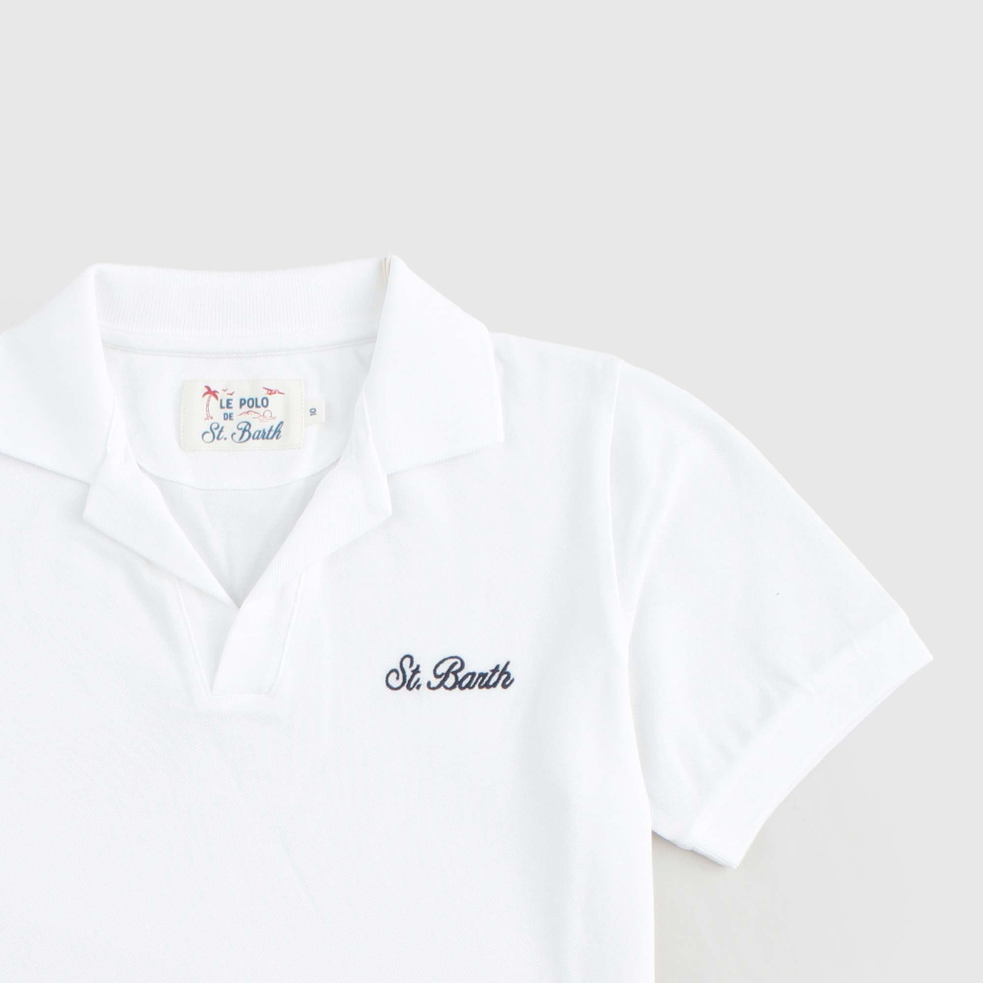 Polo Bianca Firmata MC2 SAINT BARTH - annameglio.com abbigliamento moda