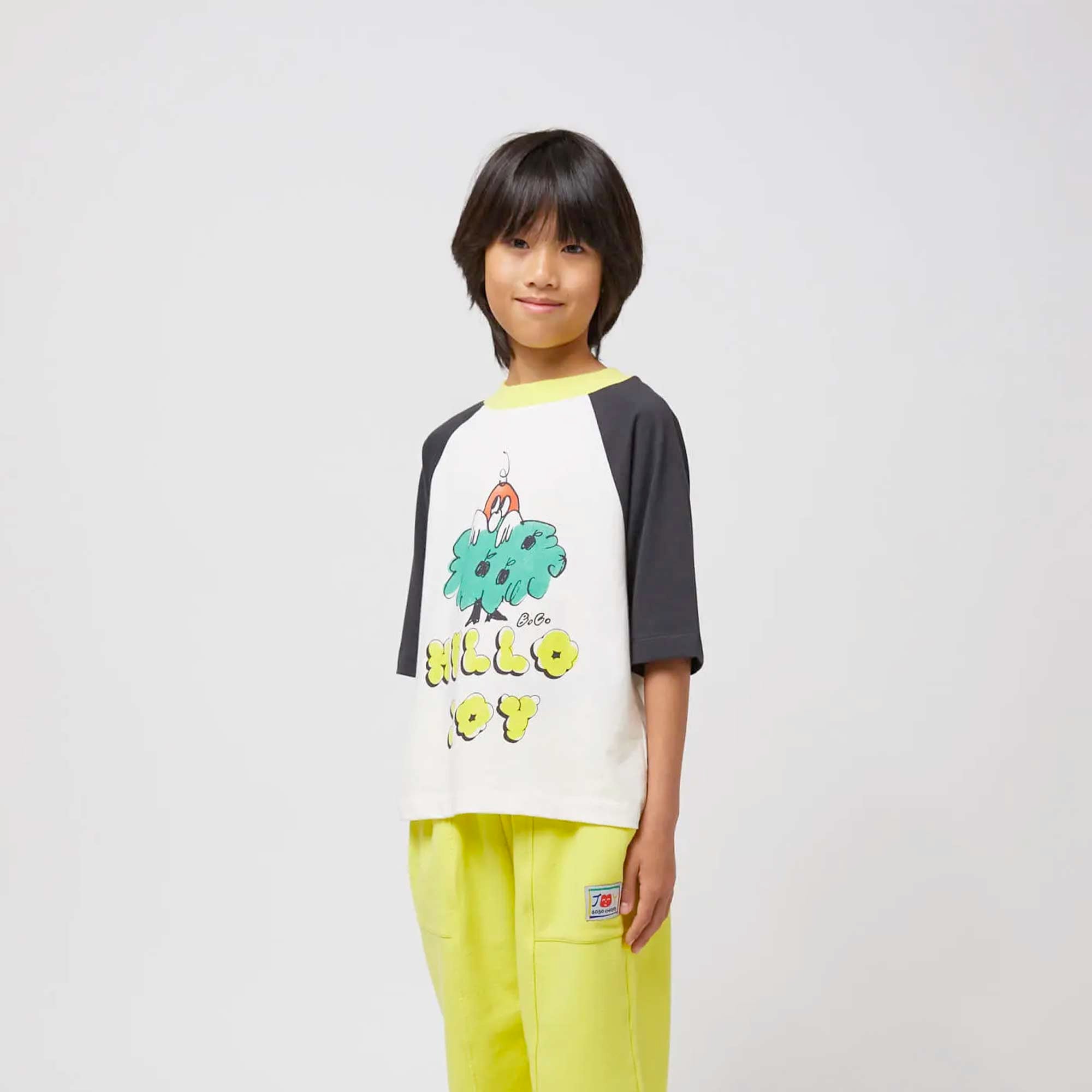 Maglietta Hello Joy Firmata BOBO CHOSES - annameglio.com abbigliamento moda