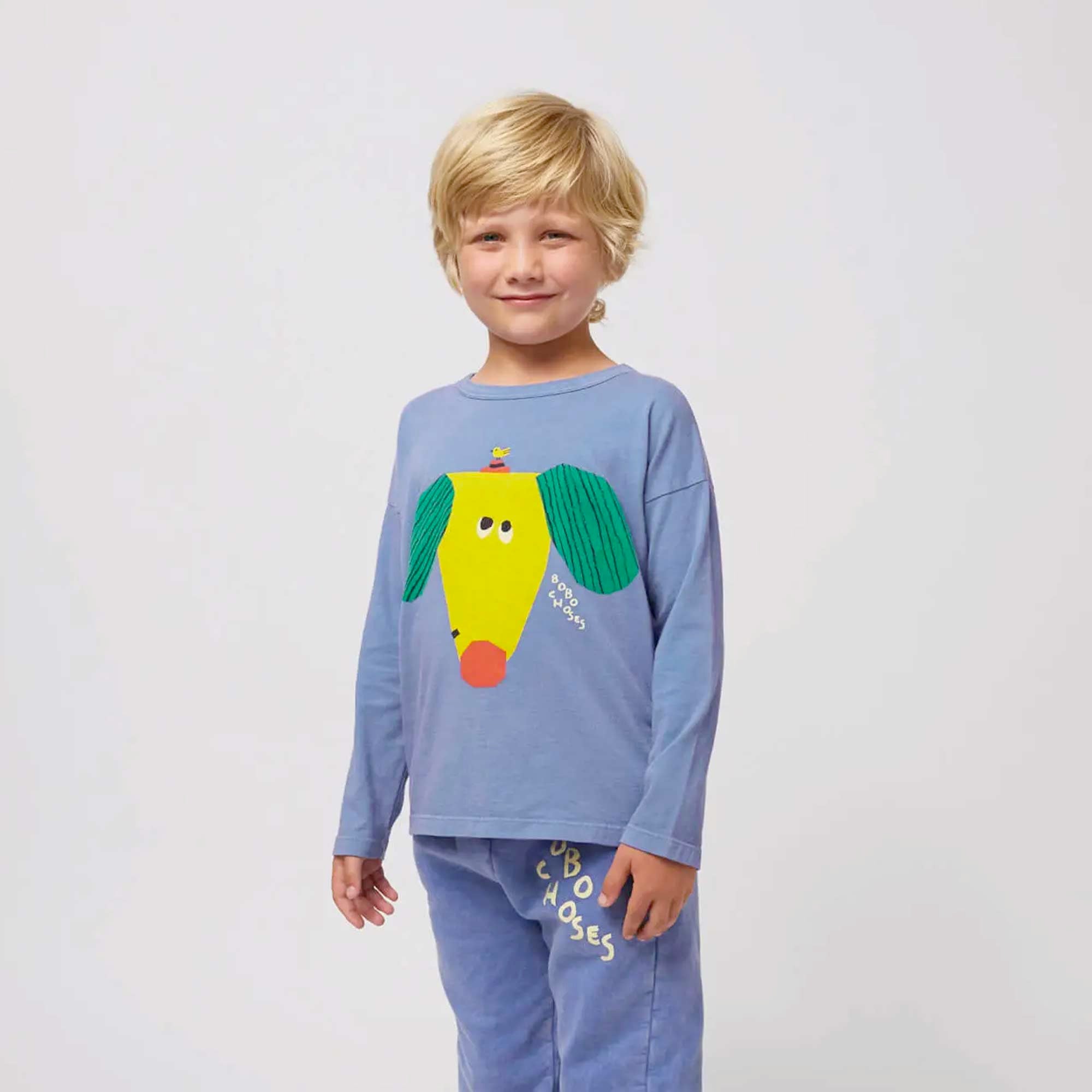 Maglietta con Cane Felice Firmata BOBO CHOSES - annameglio.com abbigliamento moda