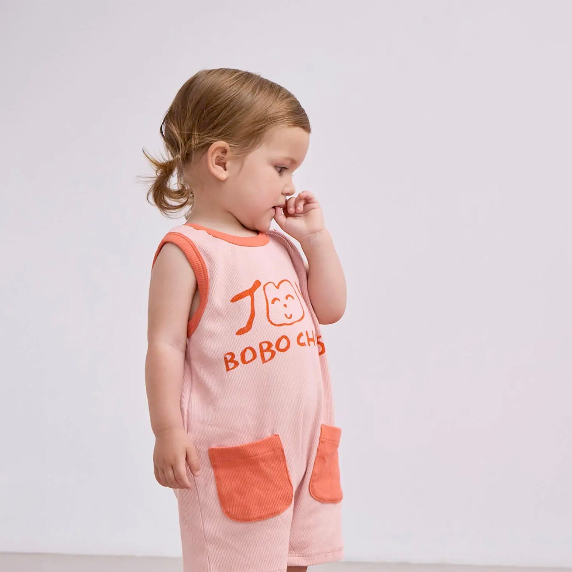 Tuta Rosa Sorridente Firmata BOBO CHOSES - annameglio.com abbigliamento moda