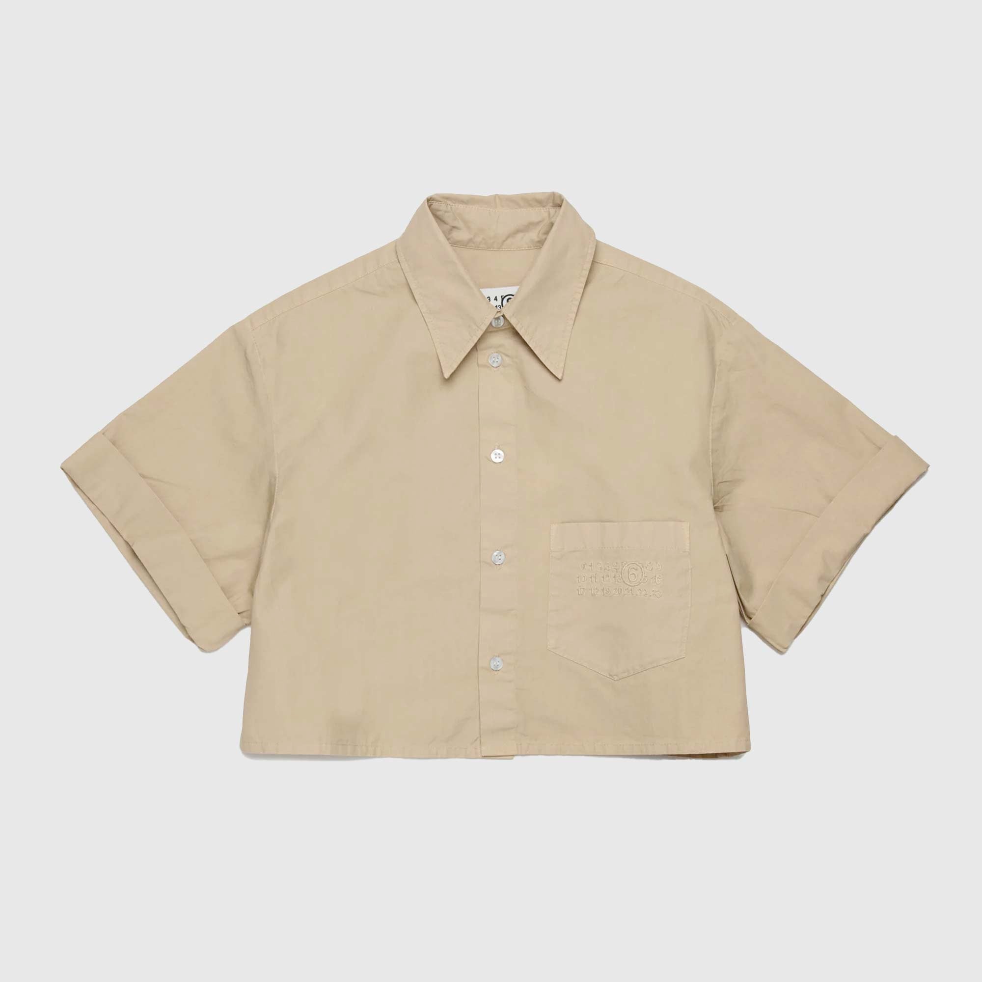 Camicia in Popeline Firmata MM6 MAISON MARGIELA - annameglio.com abbigliamento moda