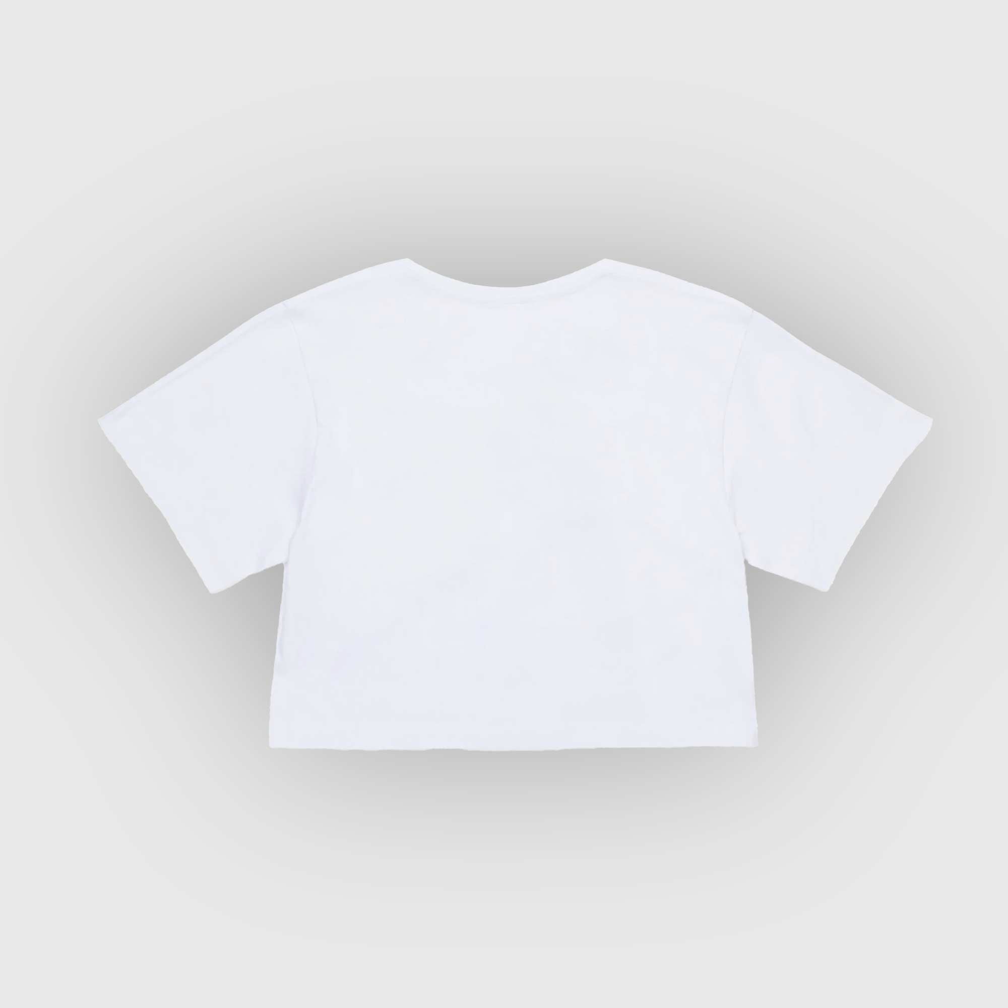 T-shirt Cropped Con Logo Firmata MM6 - annameglio.com abbigliamento moda