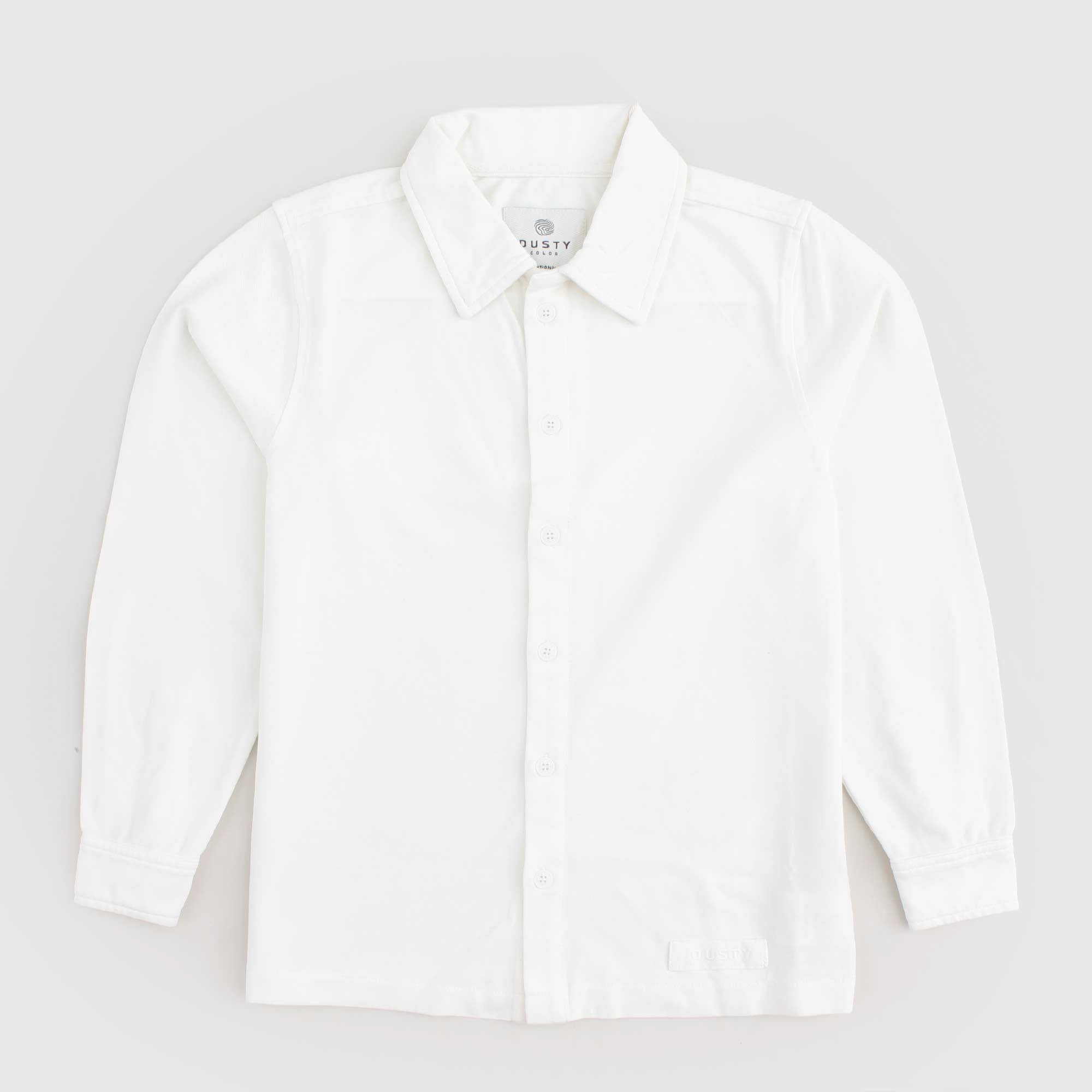 Camicia Latte Con Logo Firmata DUSTY COLOR - annameglio.com abbigliamento moda