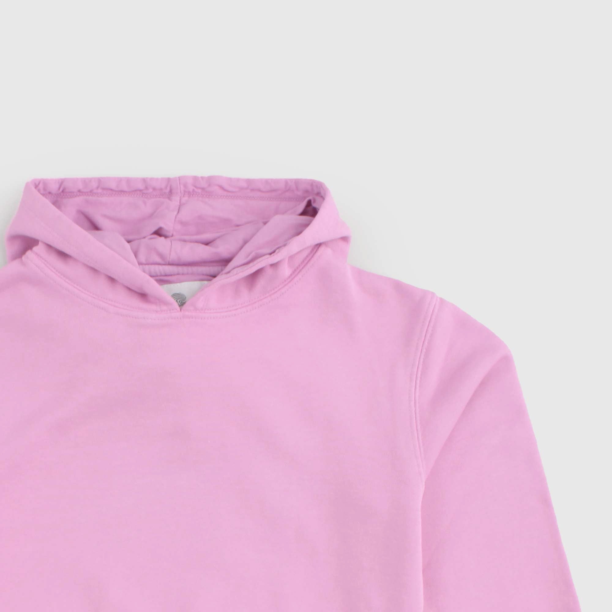 Felpa Cropped Con Cappuccio Firmata DUSTY COLOR - annameglio.com abbigliamento moda