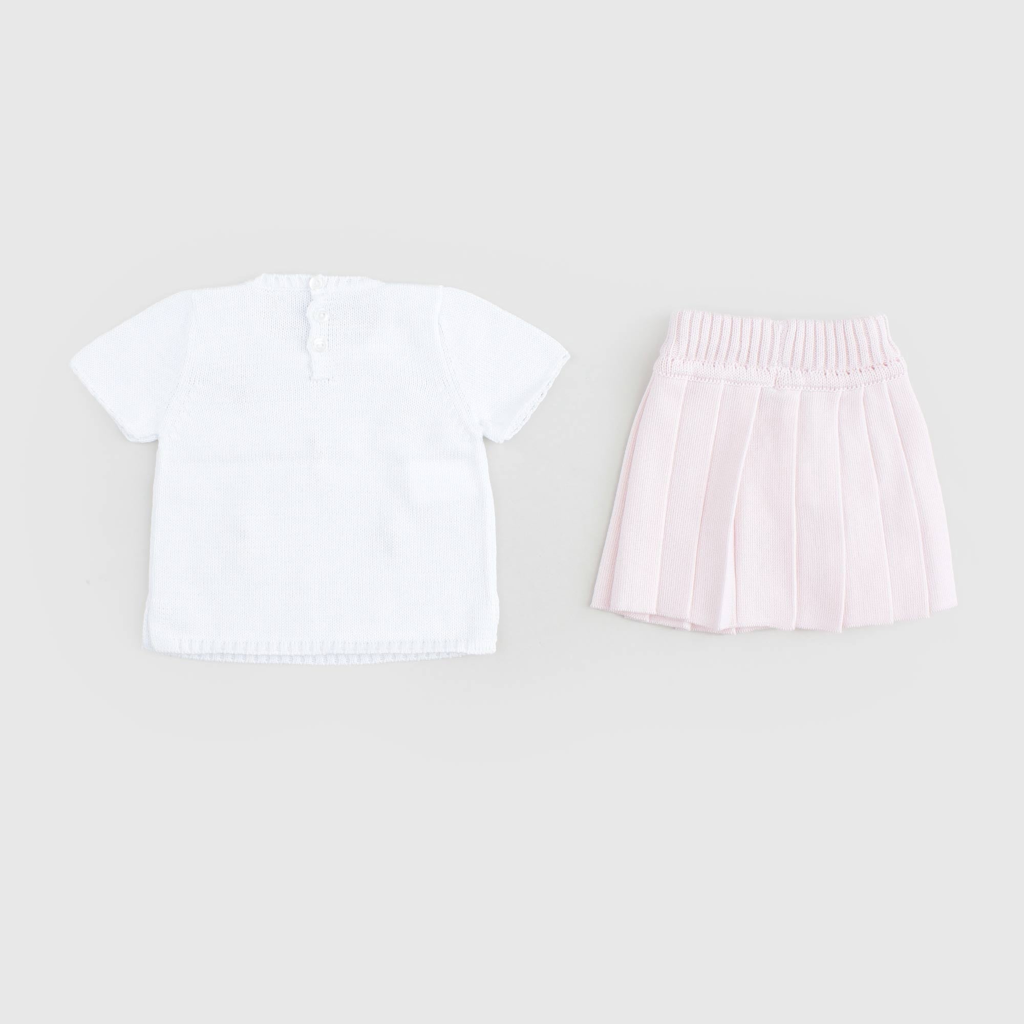 Completo Rosa e Beige Con Ricami Firmato COLIBRI - annameglio.com abbigliamento moda