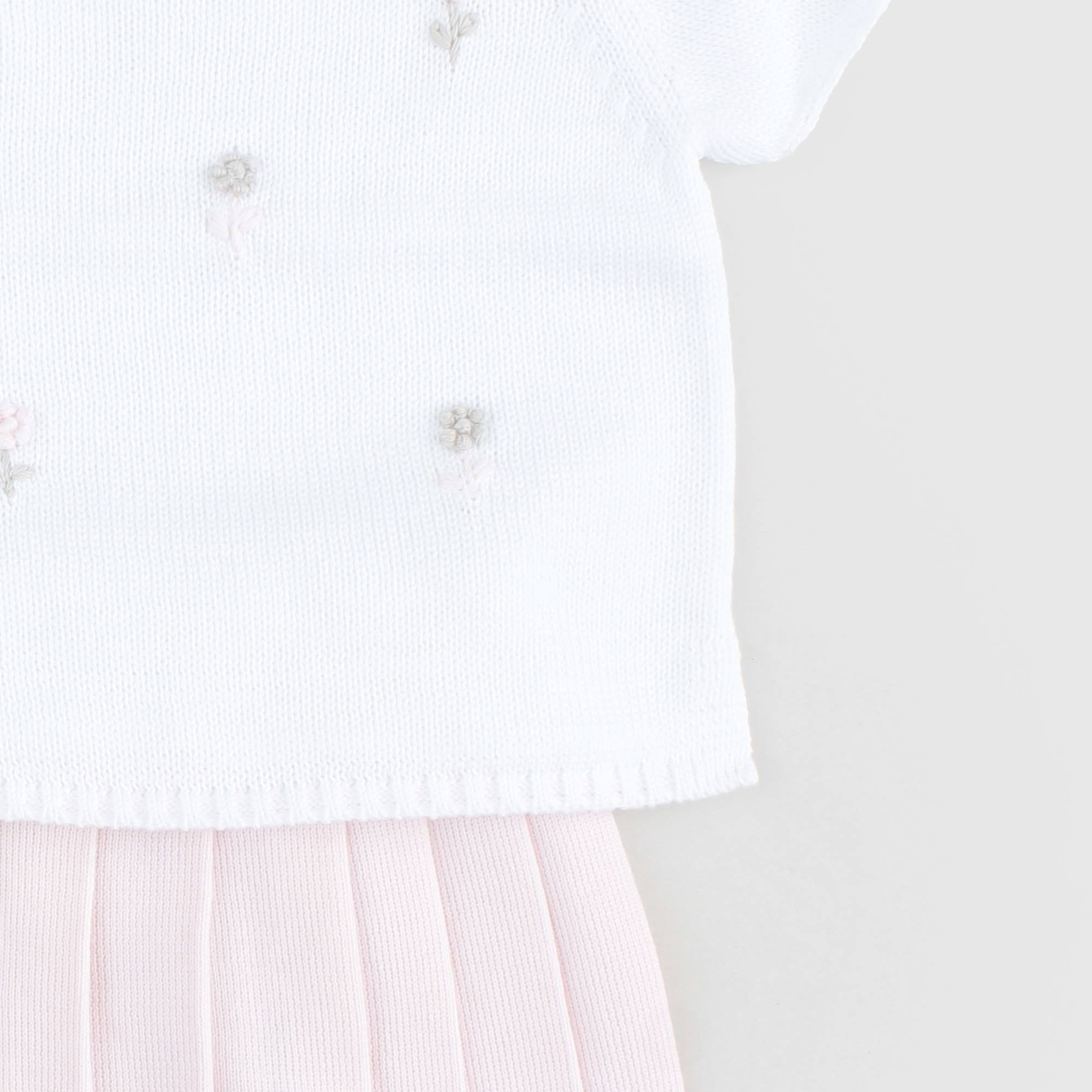 Completo Rosa e Beige Con Ricami Firmato COLIBRI - annameglio.com abbigliamento moda