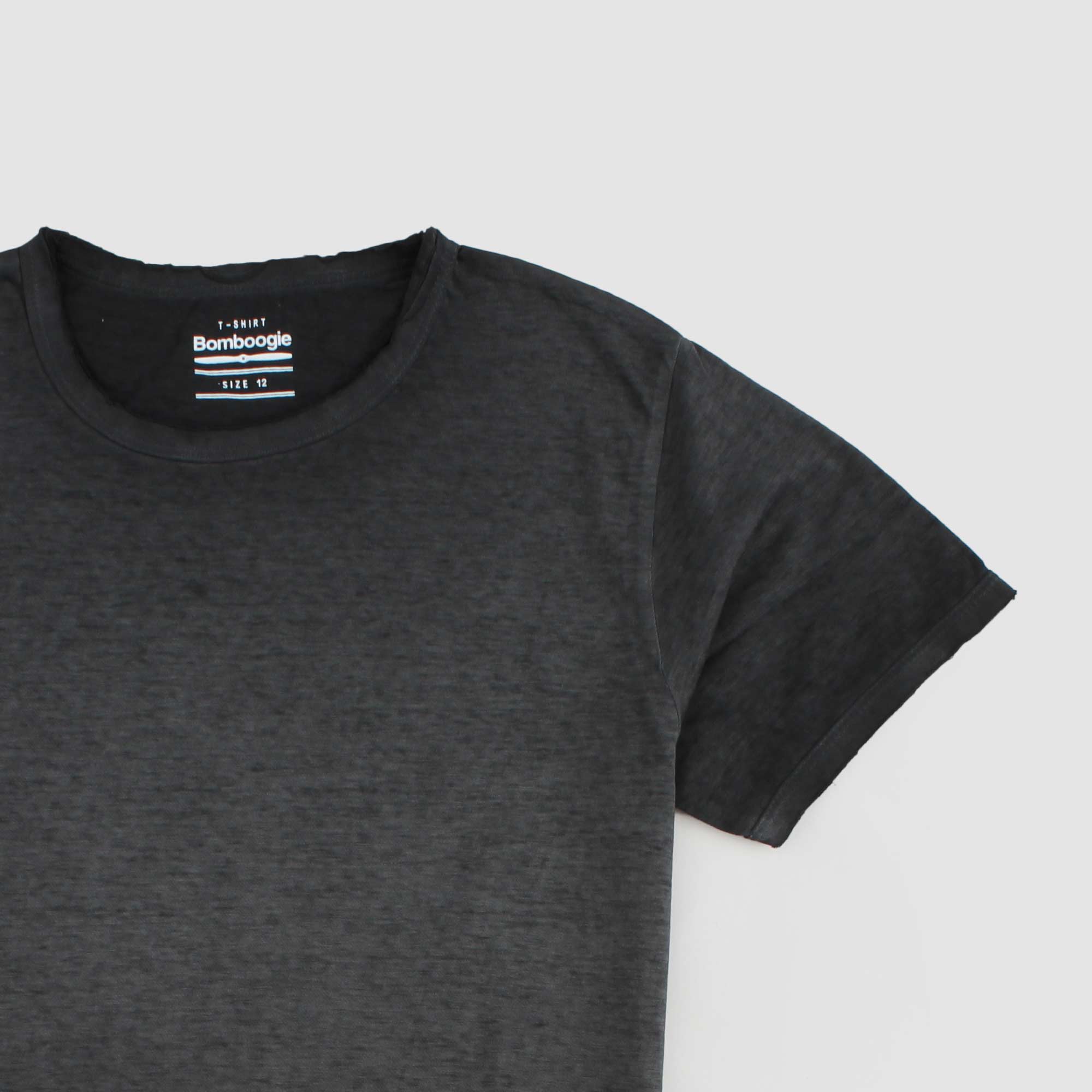 T-shirt Nera Firmata BOMBOOGIE - annameglio.com abbigliamento moda