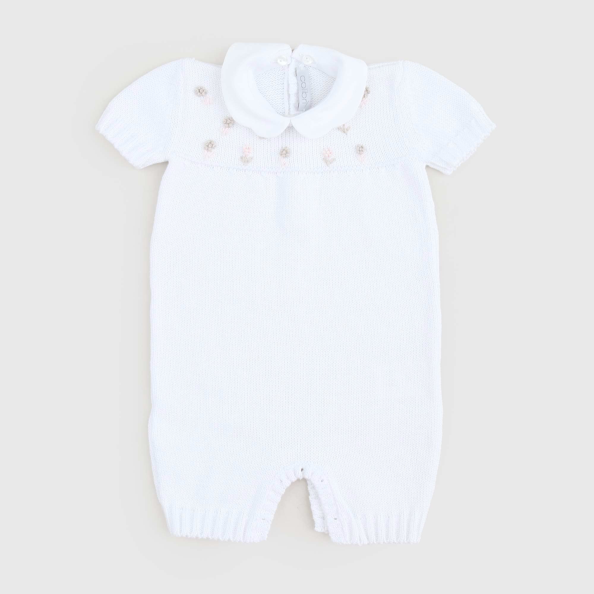 Tutina Bianca Con Ricami Firmata COLIBRI - annameglio.com abbigliamento moda