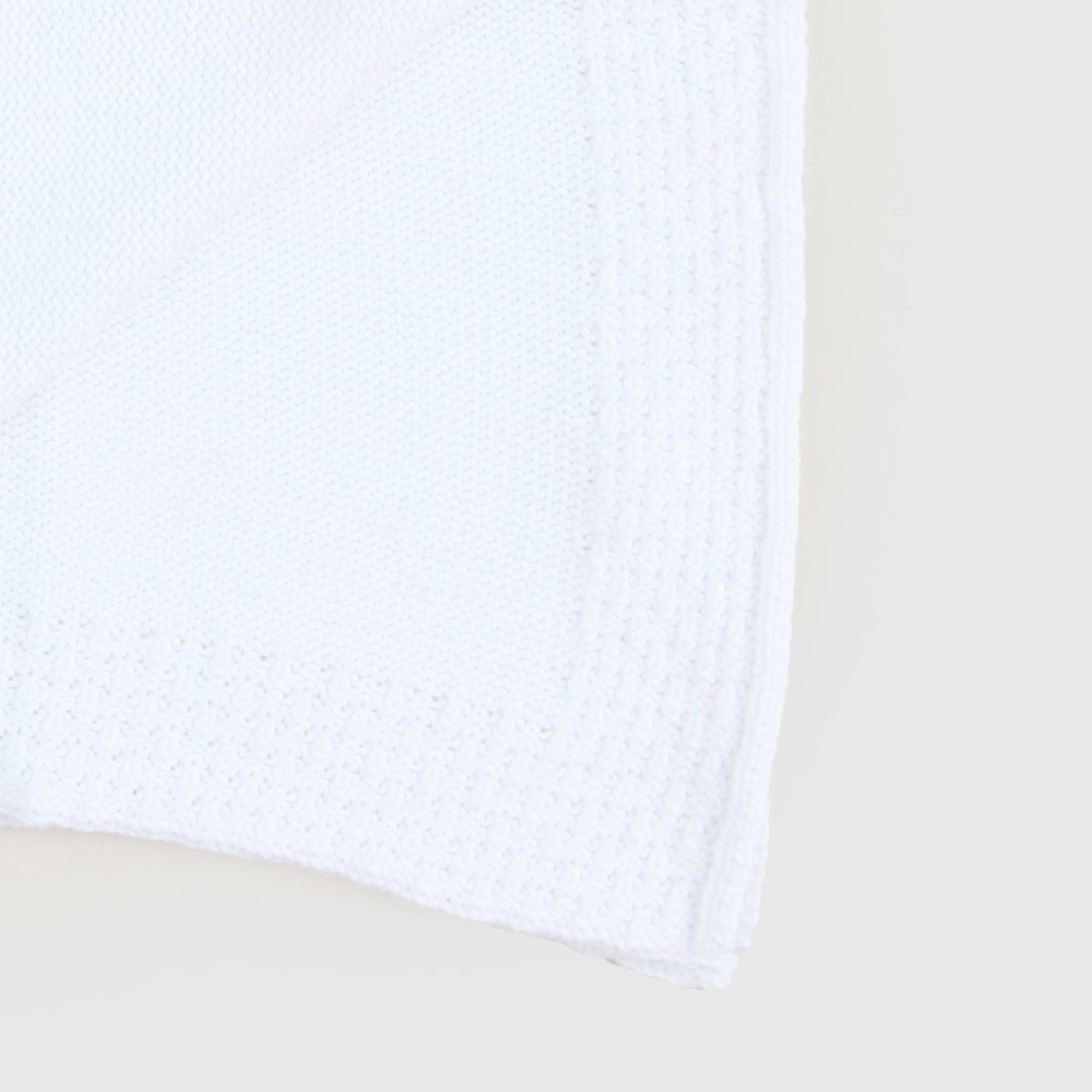 Copertina Bianca Con Cuori Celesti Firmata COLIBRI - annameglio.com abbigliamento moda