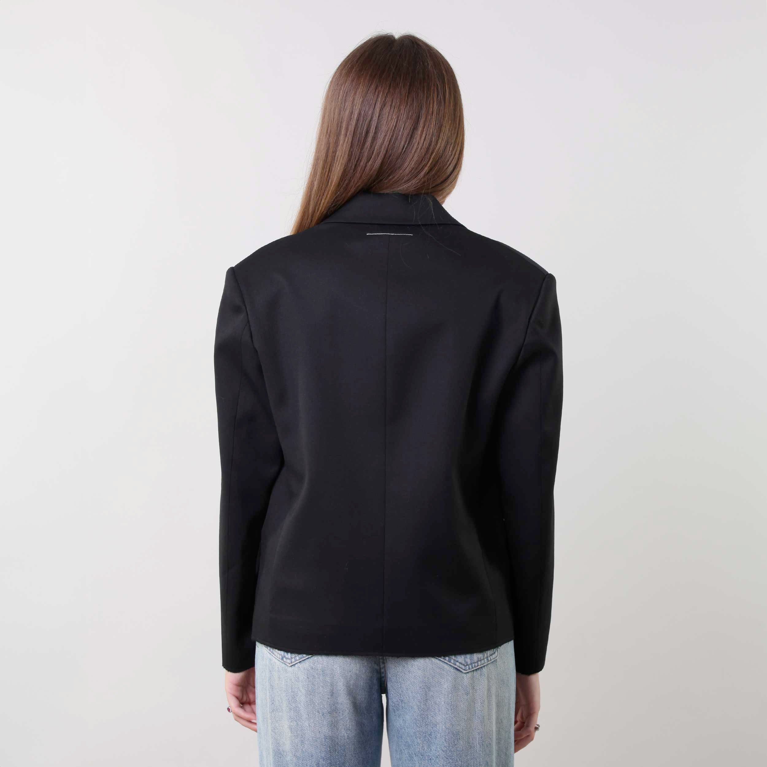Giacca Blazer Nera Firmata MM6 MAISON MARGIELA - annameglio.com abbigliamento moda