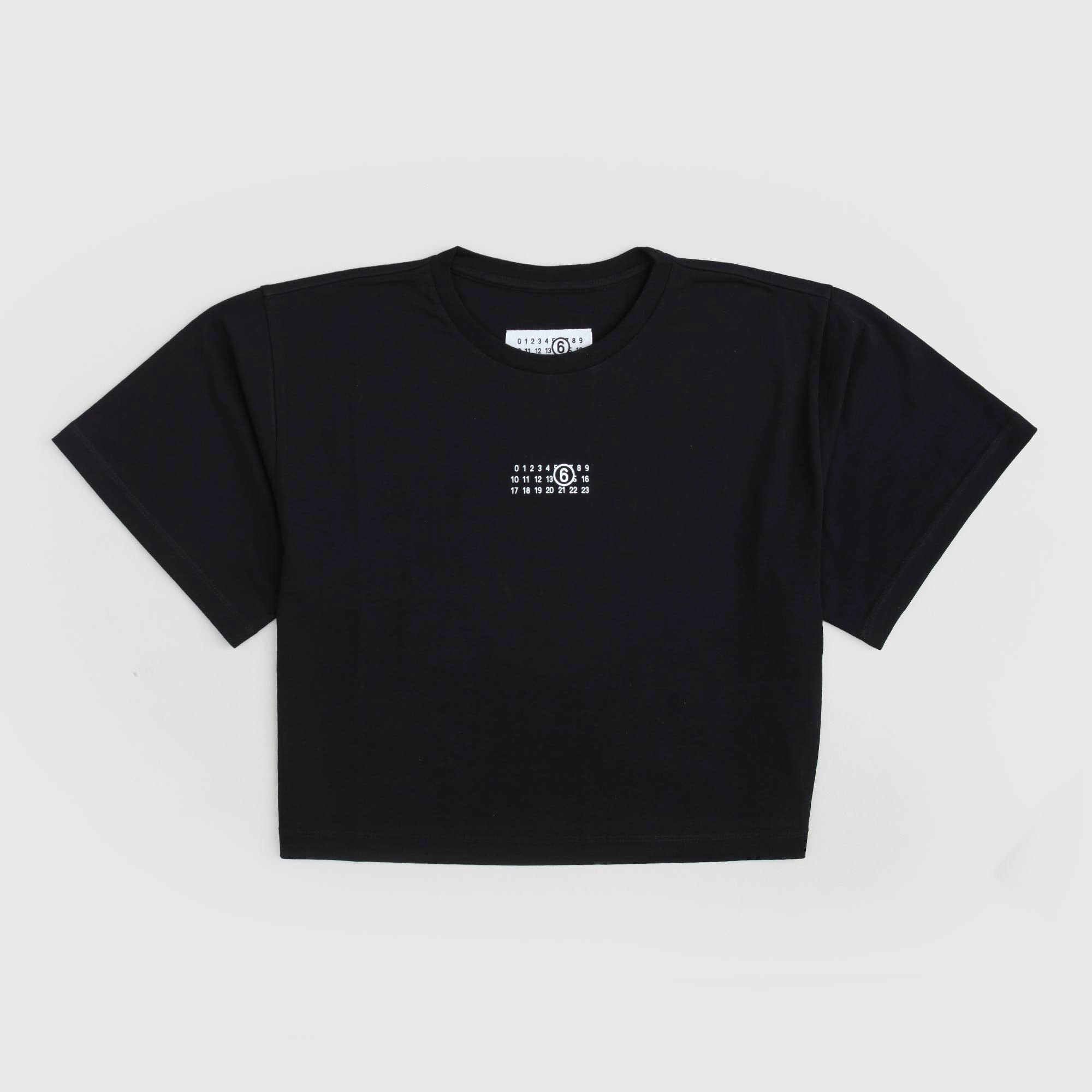 T-shirt Nera Firmata MM6 MAISON MARGIELA - annameglio.com abbigliamento moda