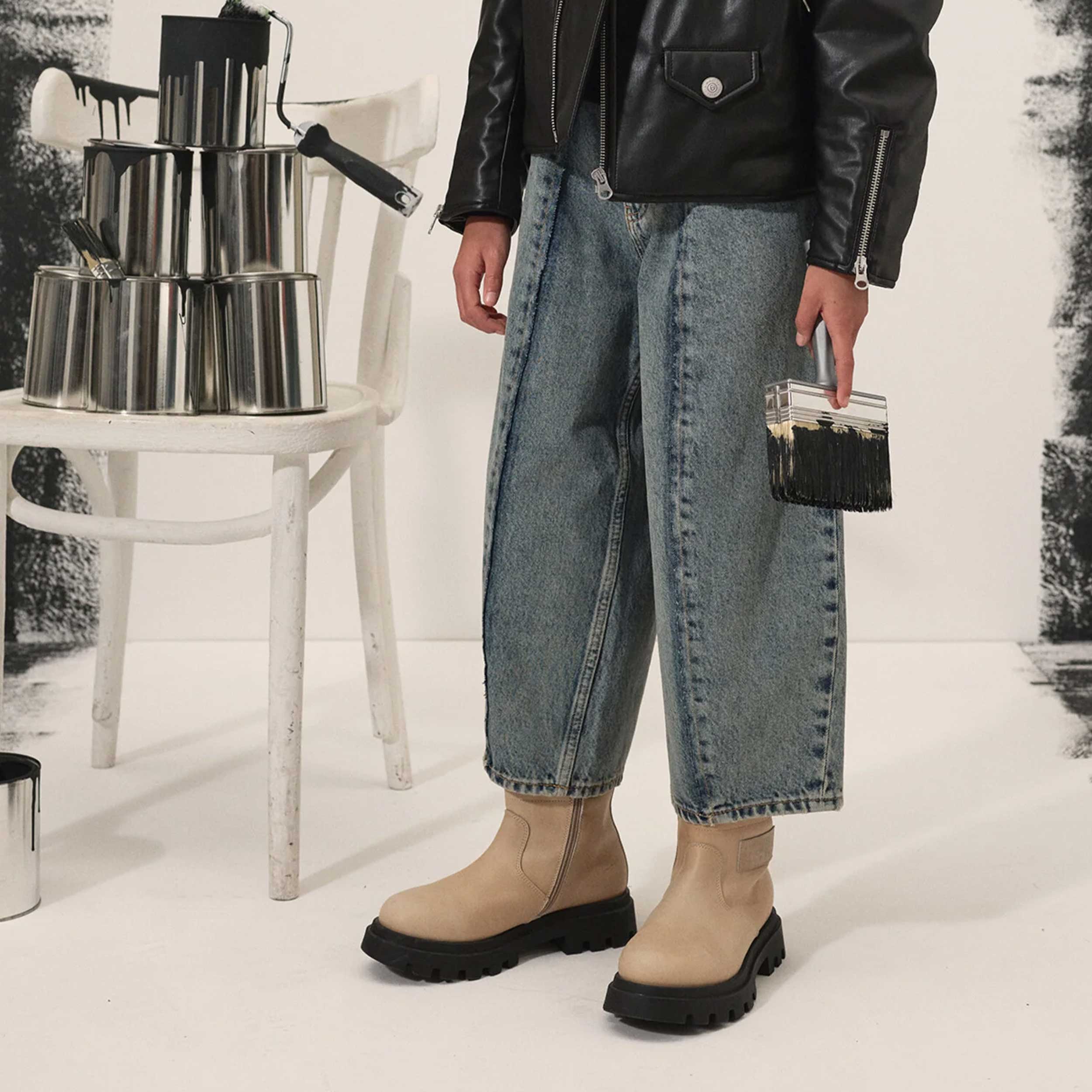 Jeans Con Effetto Palloncino Firmato MM6 - annameglio.com abbigliamento moda