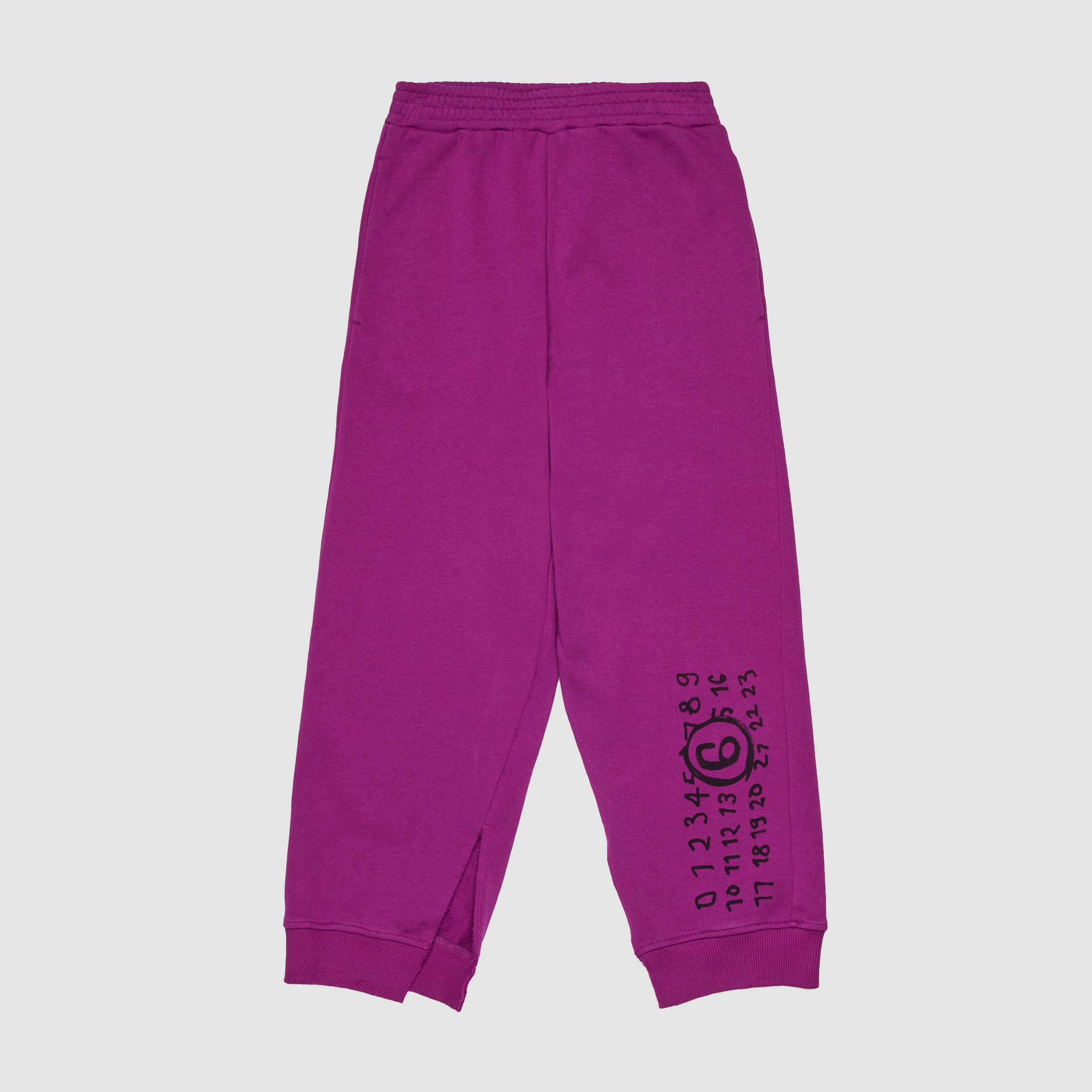 Pantalone Jogger Fucsia Con Logo Firmato MM6 - annameglio.com abbigliamento moda