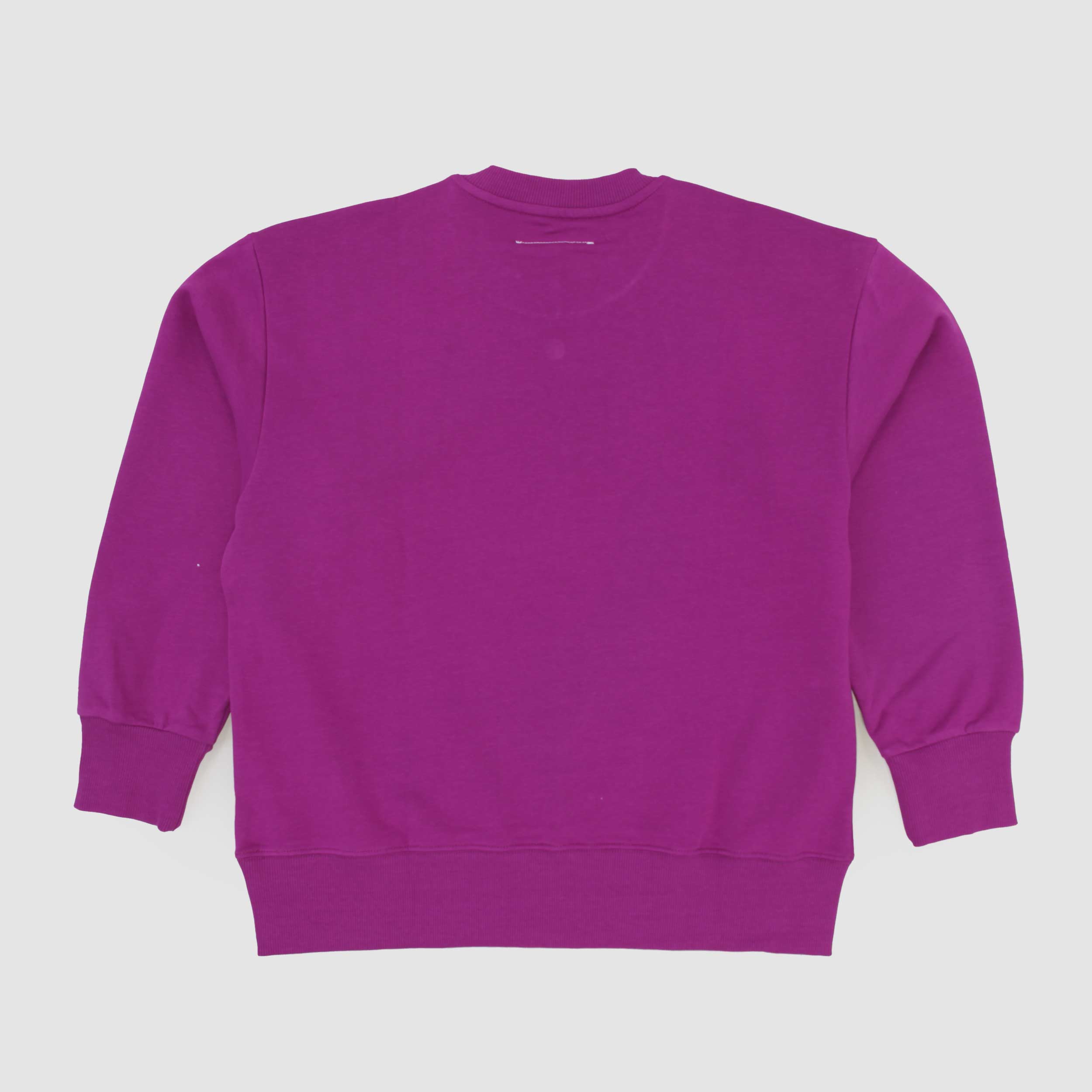 Felpa Viola Con Logo Numeral Firmata MM6 - annameglio.com abbigliamento moda