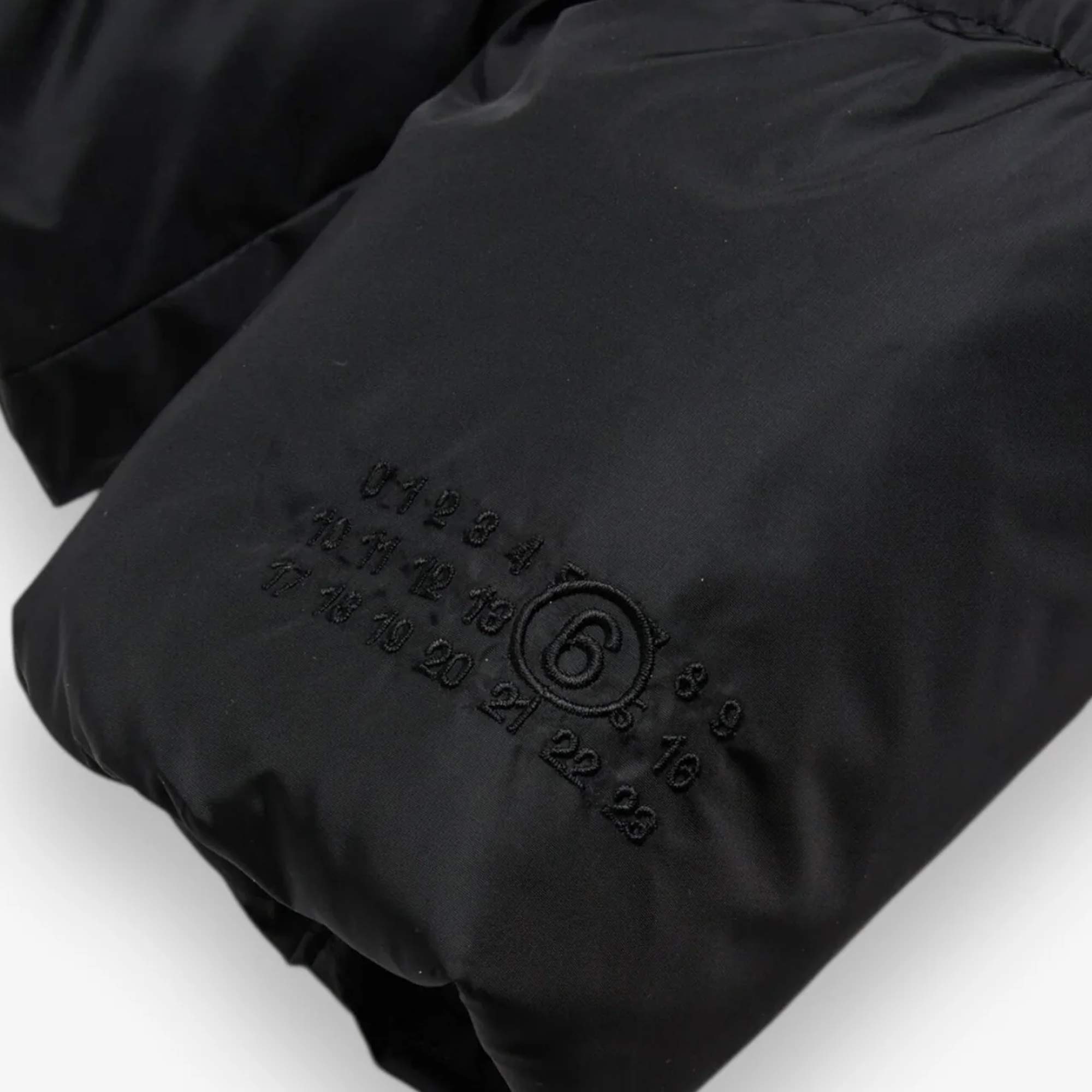 Piumino Nero Con Tasche Firmato MM6 - annameglio.com abbigliamento moda