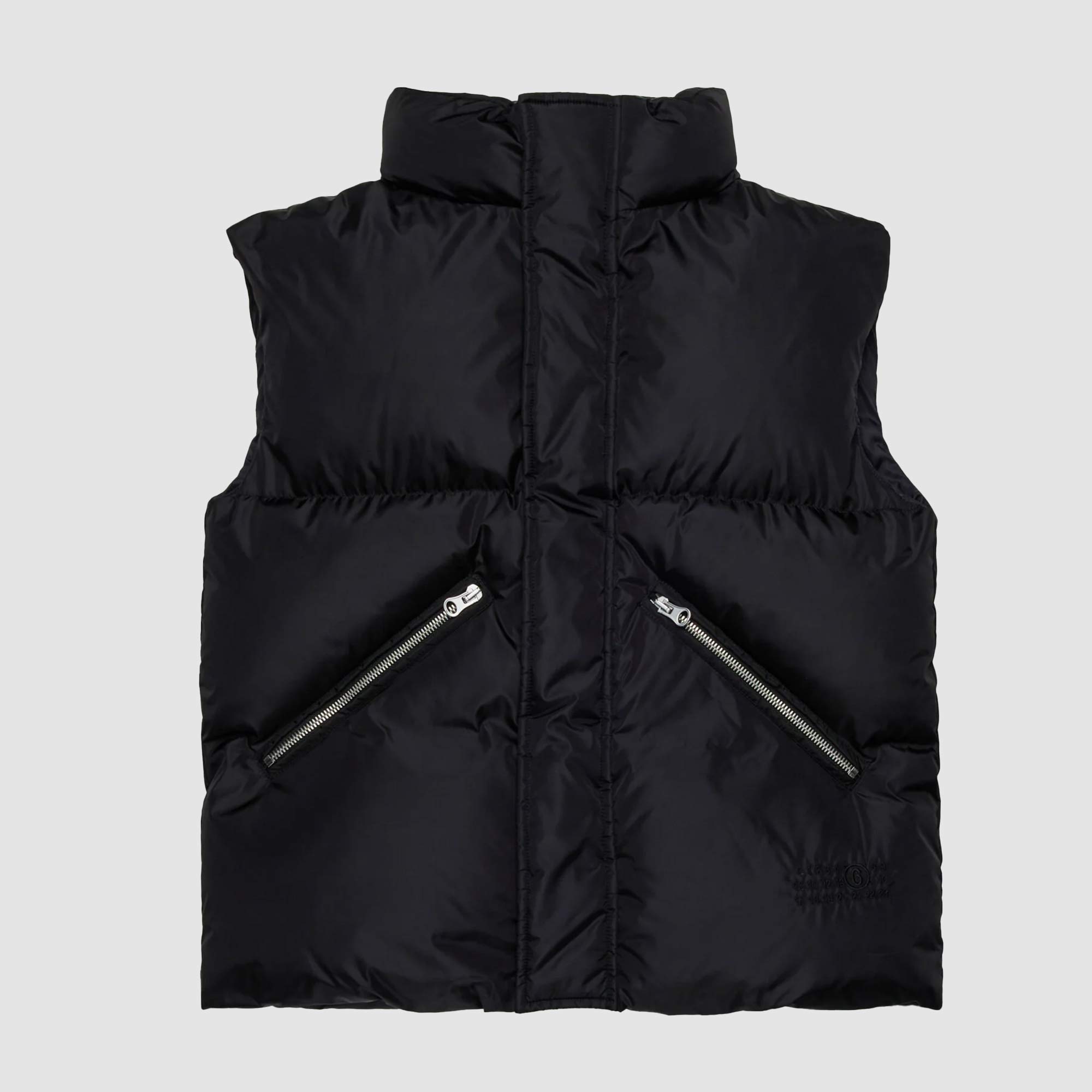 Gilet Imbottito Nero Firmato MM6 - annameglio.com abbigliamento moda