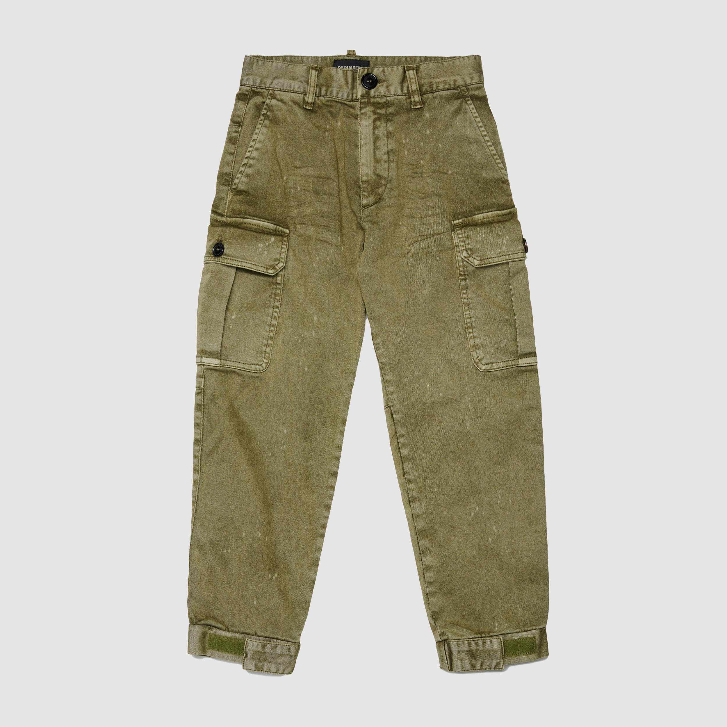 Pantaloni Cargo In Gabardina Firmati DSQUARED2 - annameglio.com abbigliamento moda
