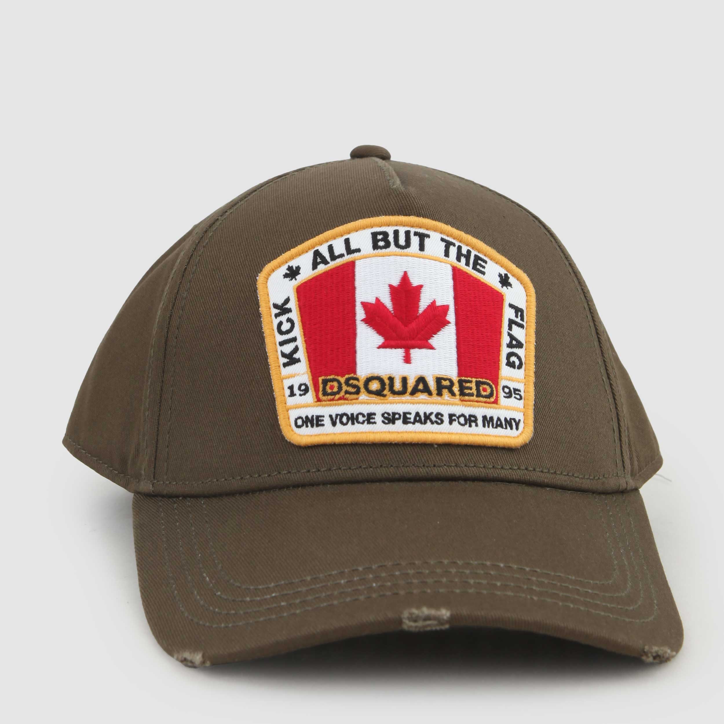 Cappello Con Bandiera Canadese Firmato DSQUARED2 - annameglio.com abbigliamento moda