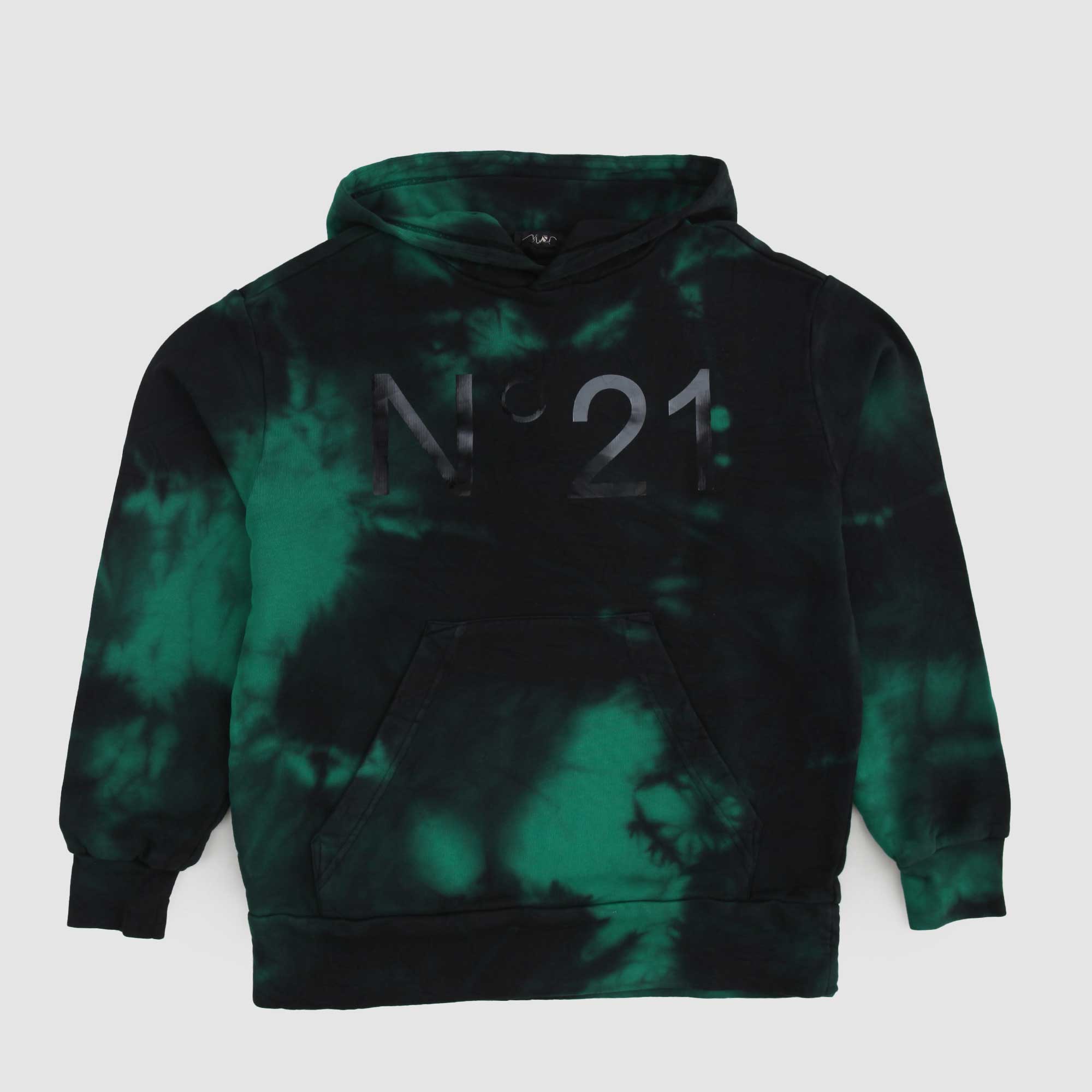 Felpa Verde E Nera Firmata N 21 - annameglio.com abbigliamento moda