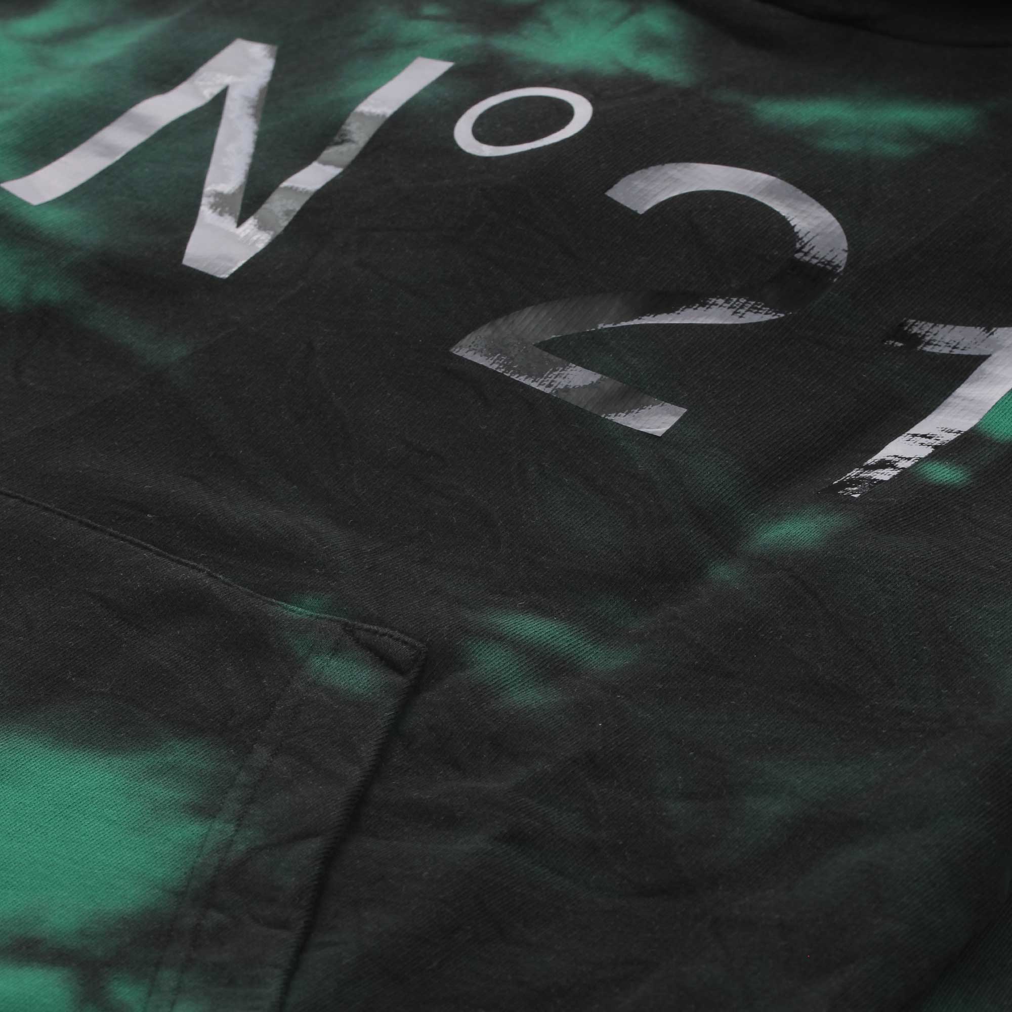 Felpa Verde E Nera Firmata N 21 - annameglio.com abbigliamento moda