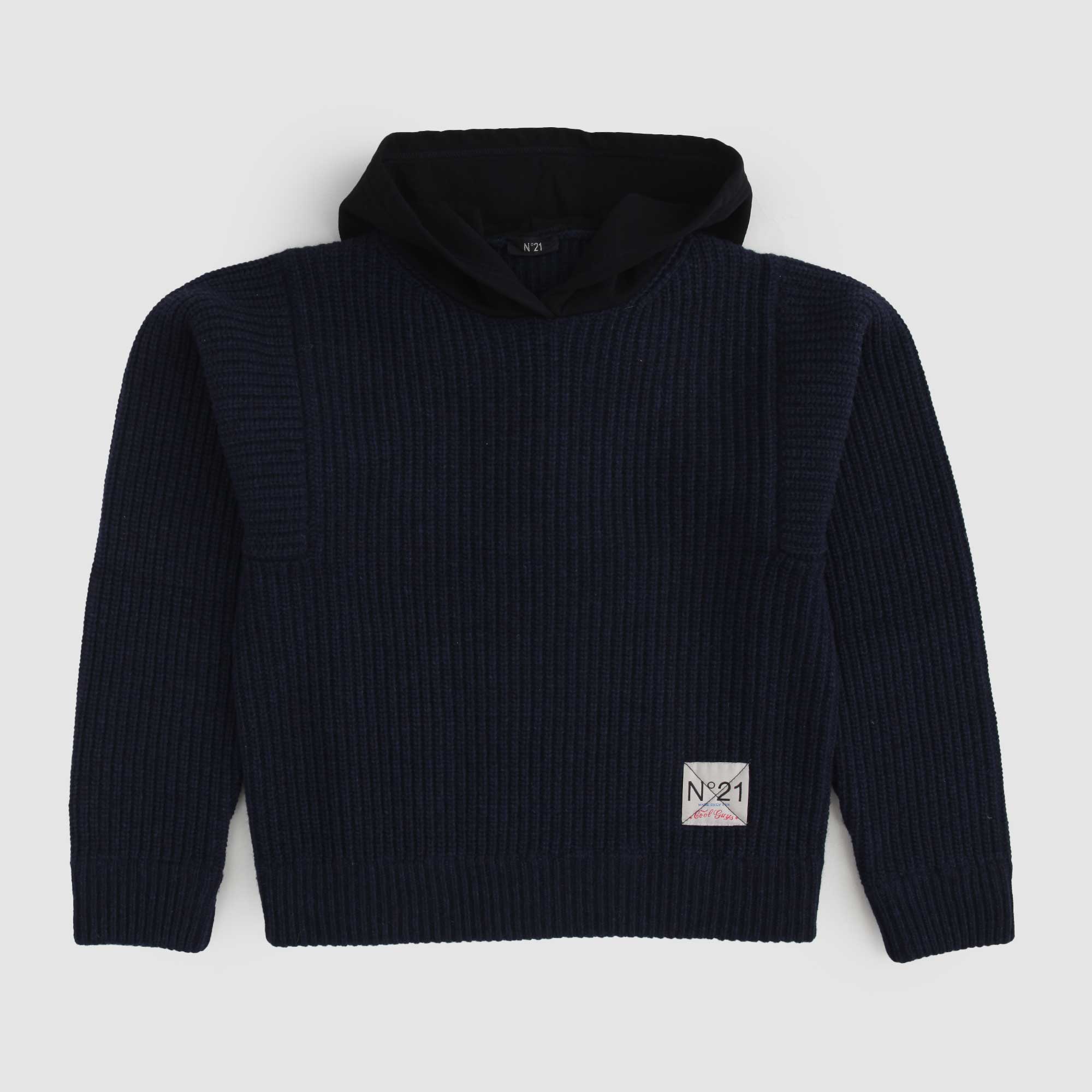 Maglione Blu Con Logo Firmato N 21 - annameglio.com abbigliamento moda