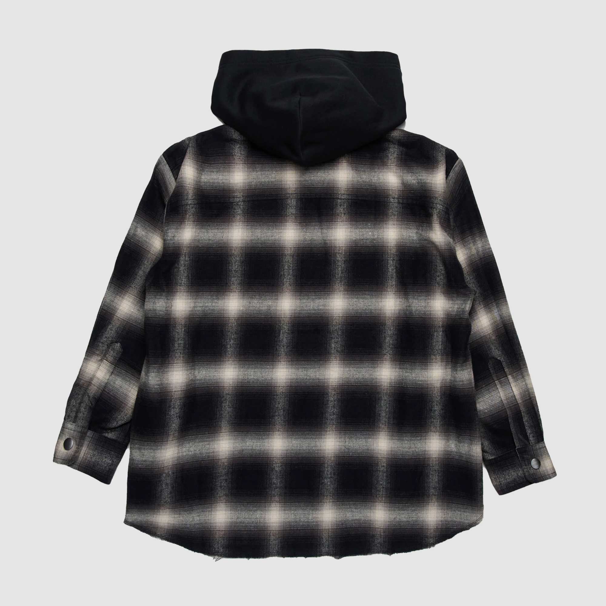 N 21 Signature Black and Grey Checkered Shirt