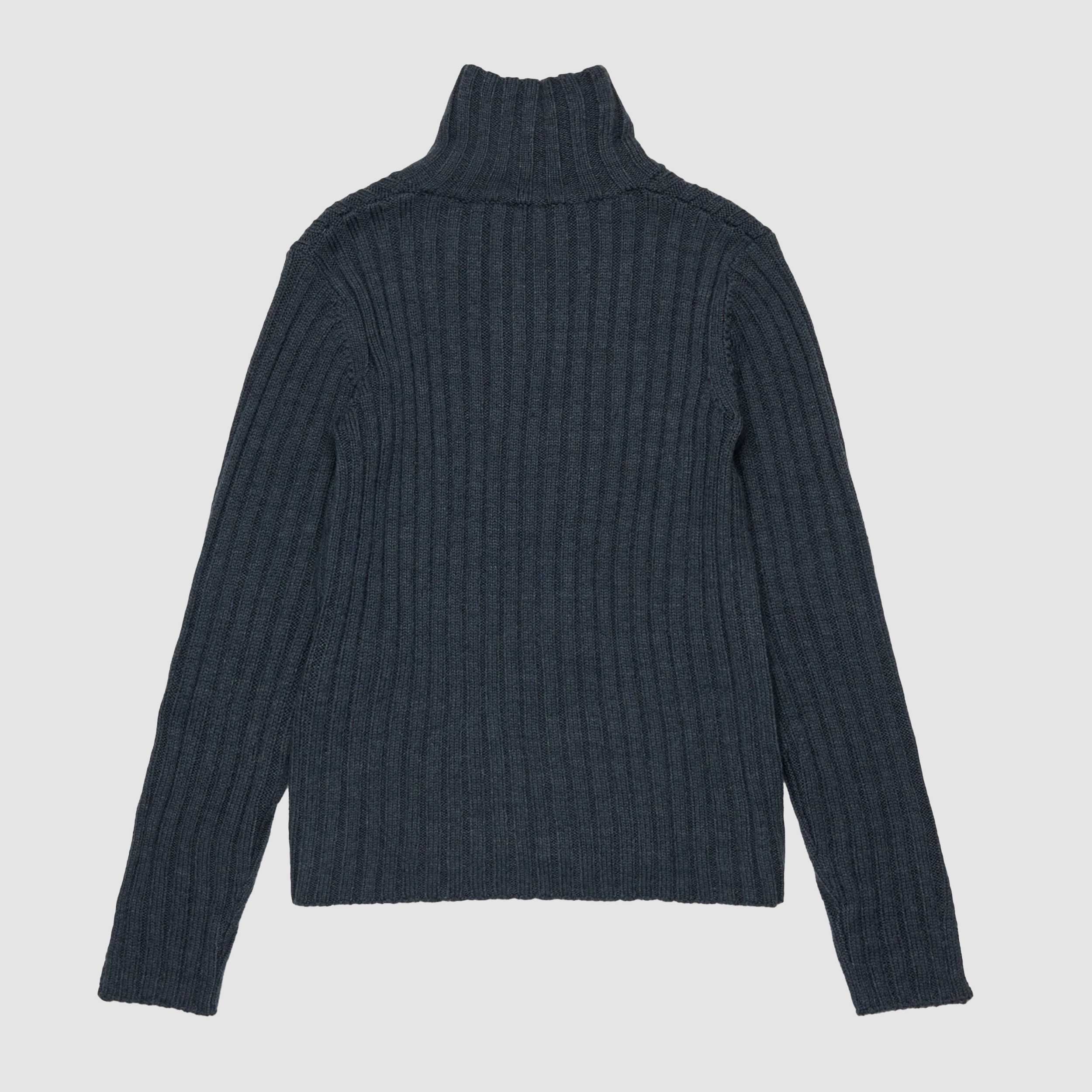 Cardigan Blu Collo Alto Firmato MAX AND CO - annameglio.com abbigliamento moda