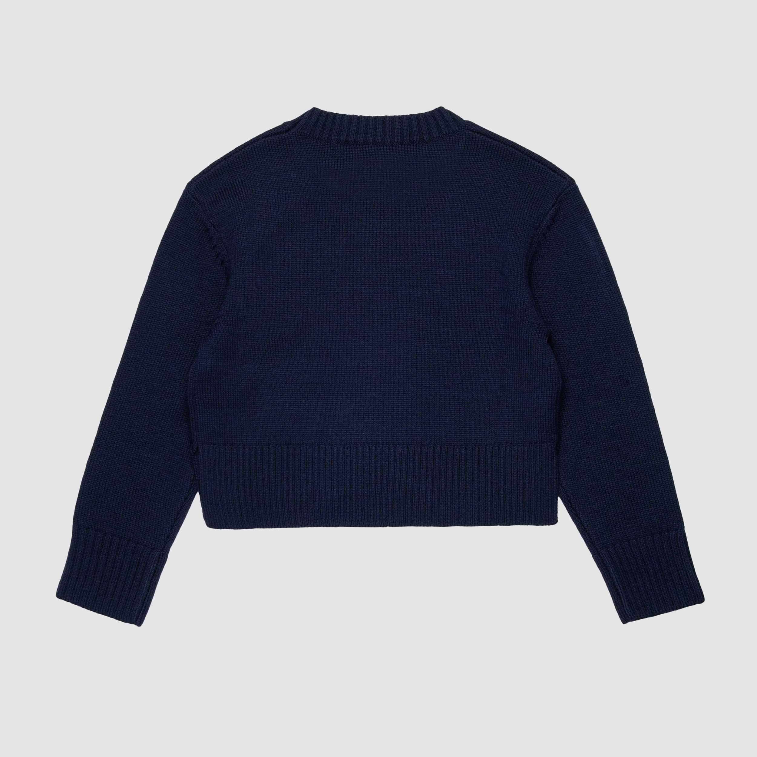 Pullover Misto Lana Blu Firmato MAX AND CO - annameglio.com abbigliamento moda