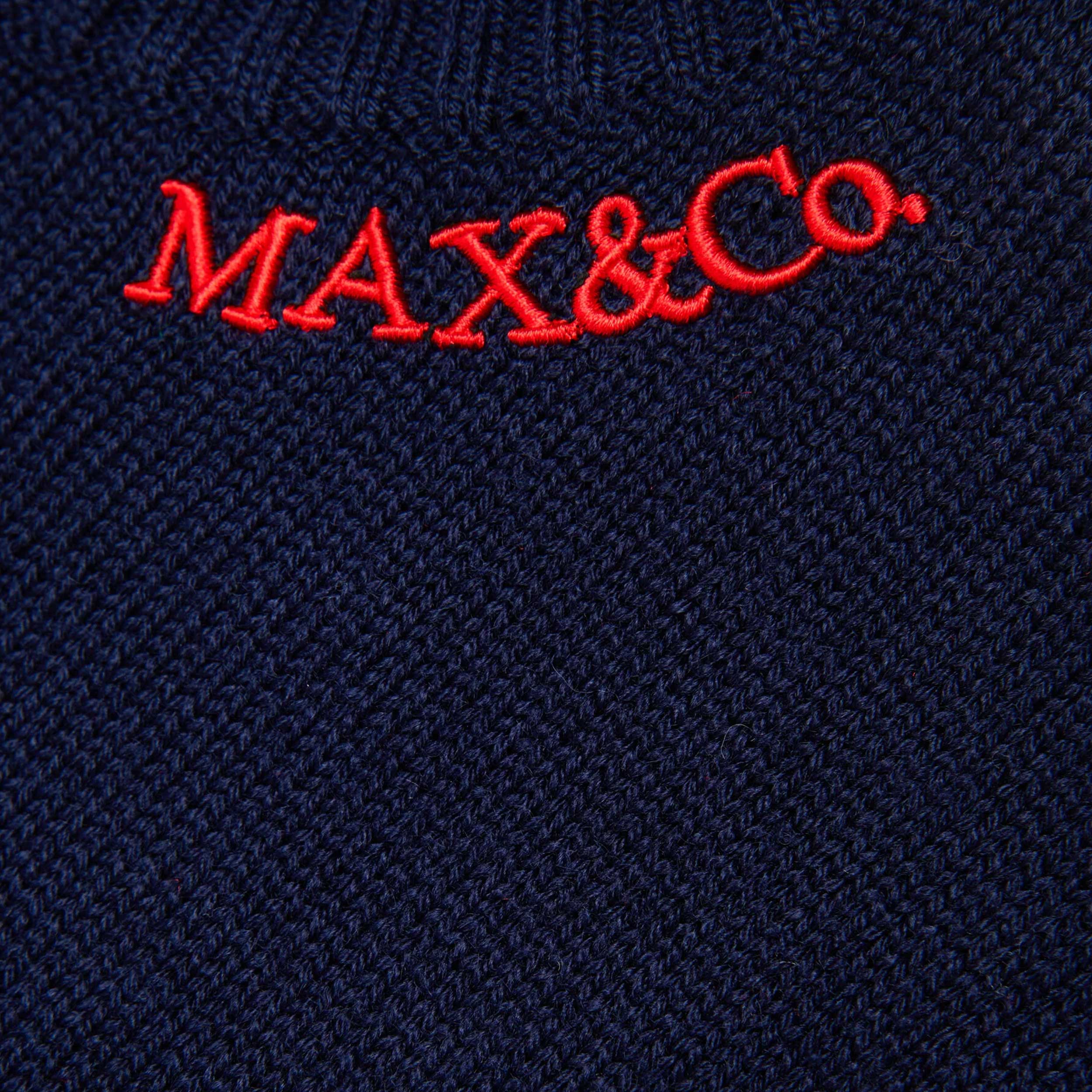 Pullover Misto Lana Blu Firmato MAX AND CO - annameglio.com abbigliamento moda