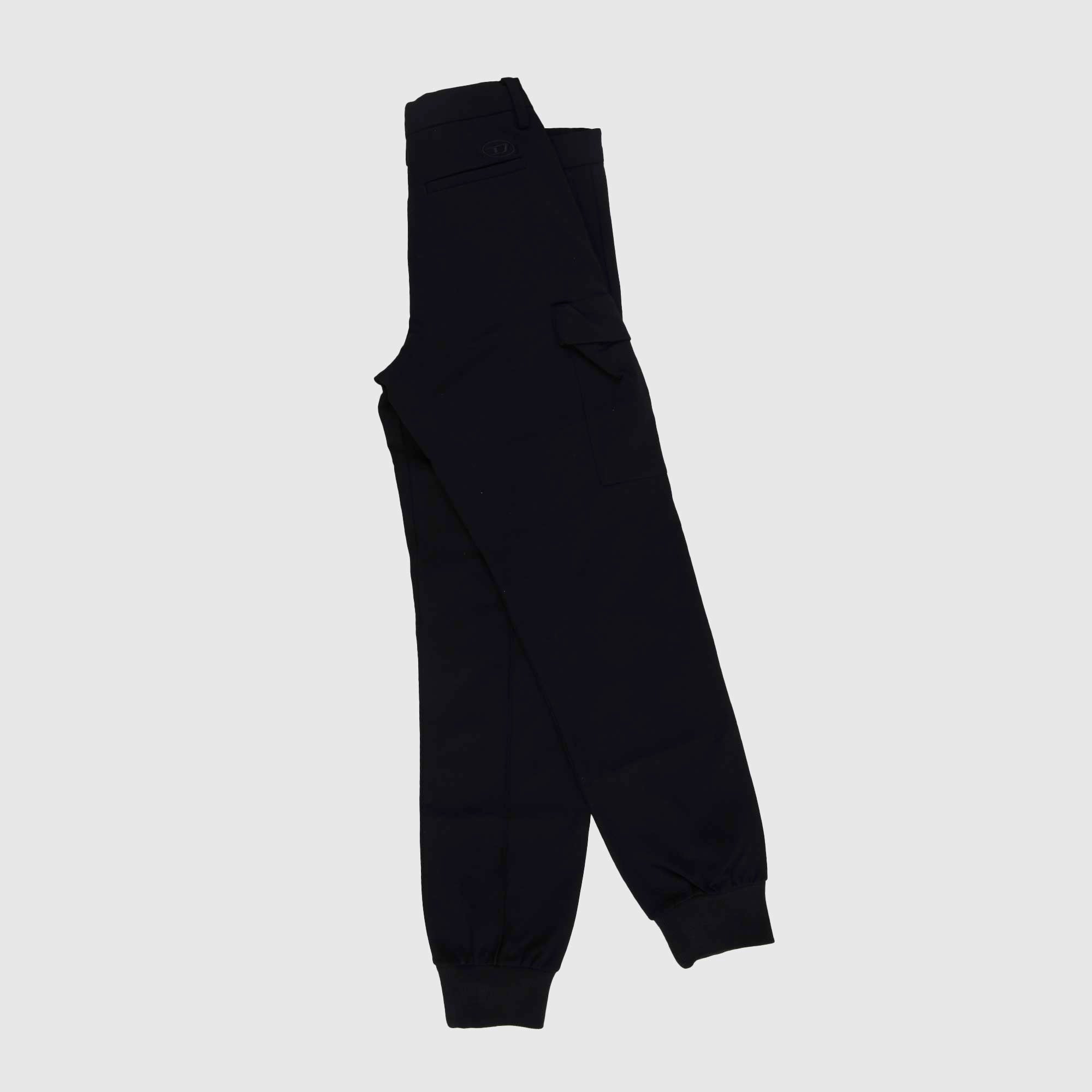 Pantalone Nero Elastico Alla Caviglia By DIESEL - annameglio.com abbigliamento moda