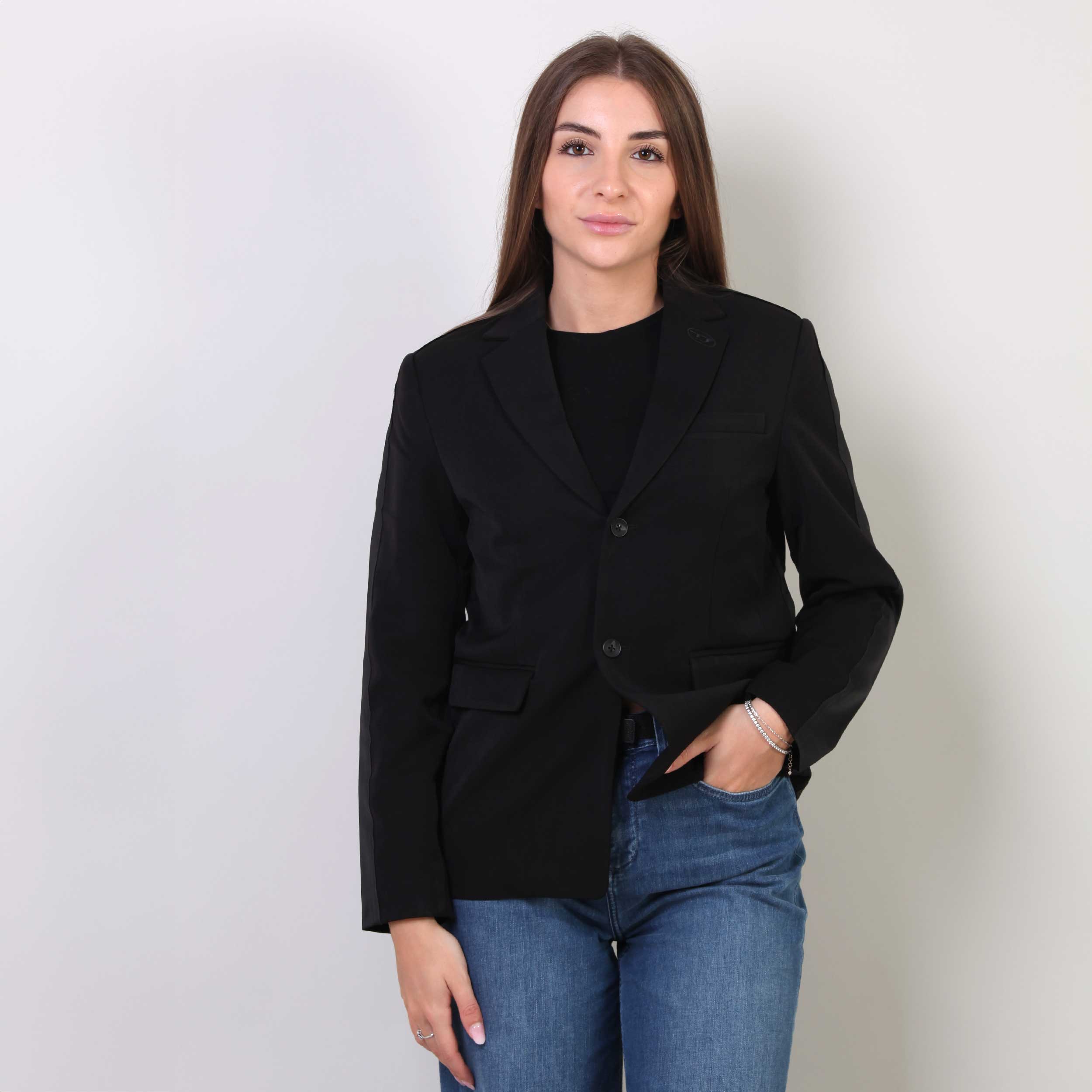Giacca Elegante Nera Jwire Firmata DIESEL - annameglio.com abbigliamento moda